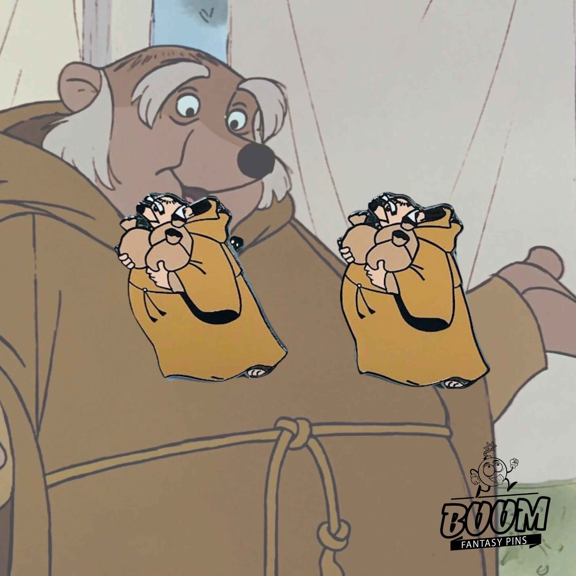 Cufflinks – Friar Tuck from Robin Hood – Disney Fantasy