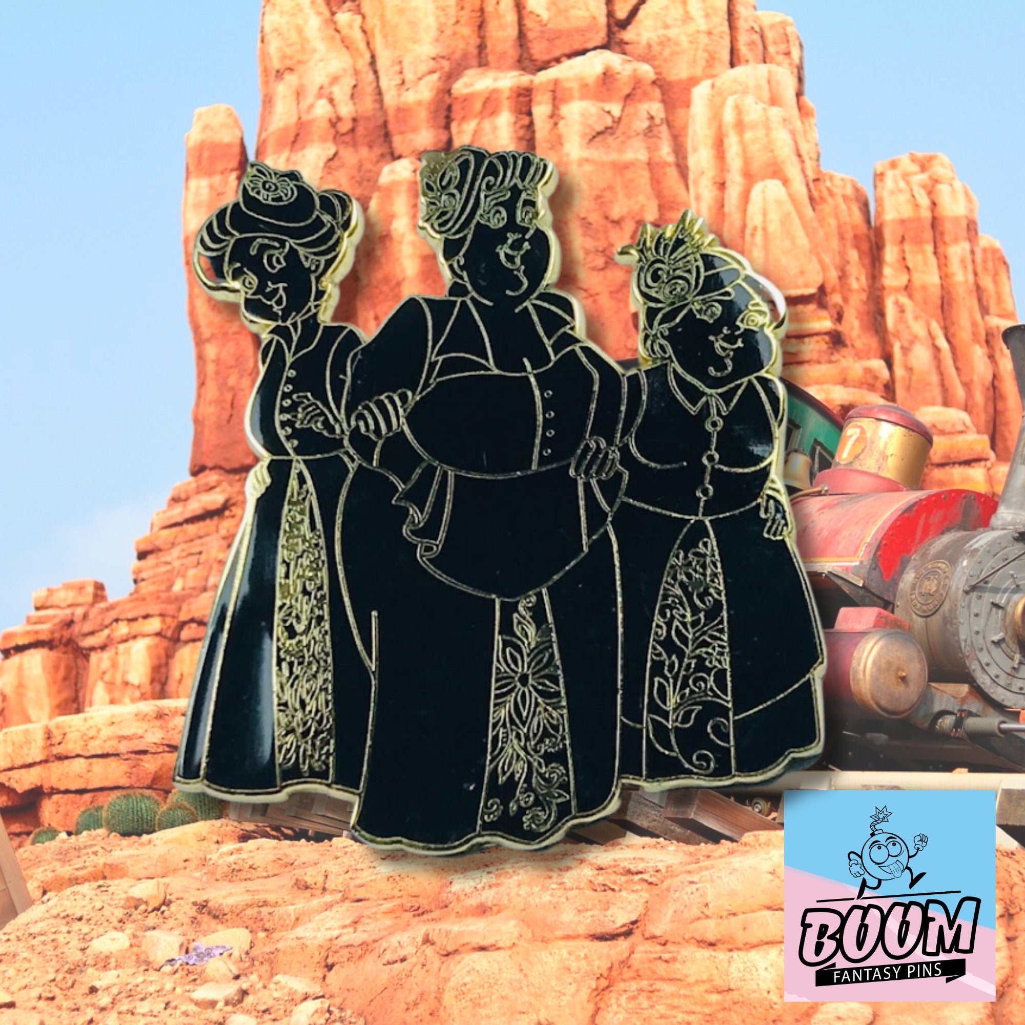 Épinglette – Flora, Fauna et Pimprenelle de La Belle au bois dormant – Disney Fantasy