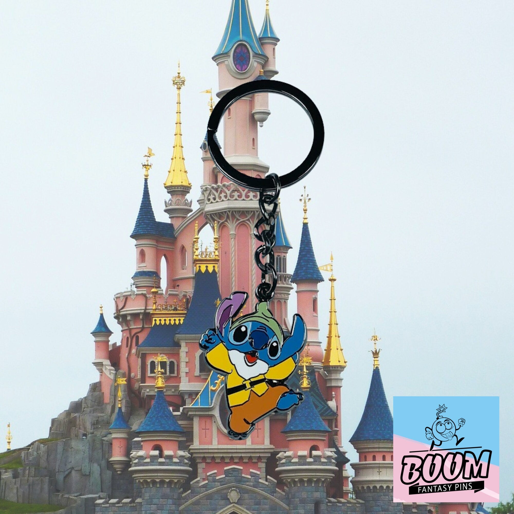 Llavero – Stitch Tímido de Lilo &amp; Stitch – Disney Fantasy