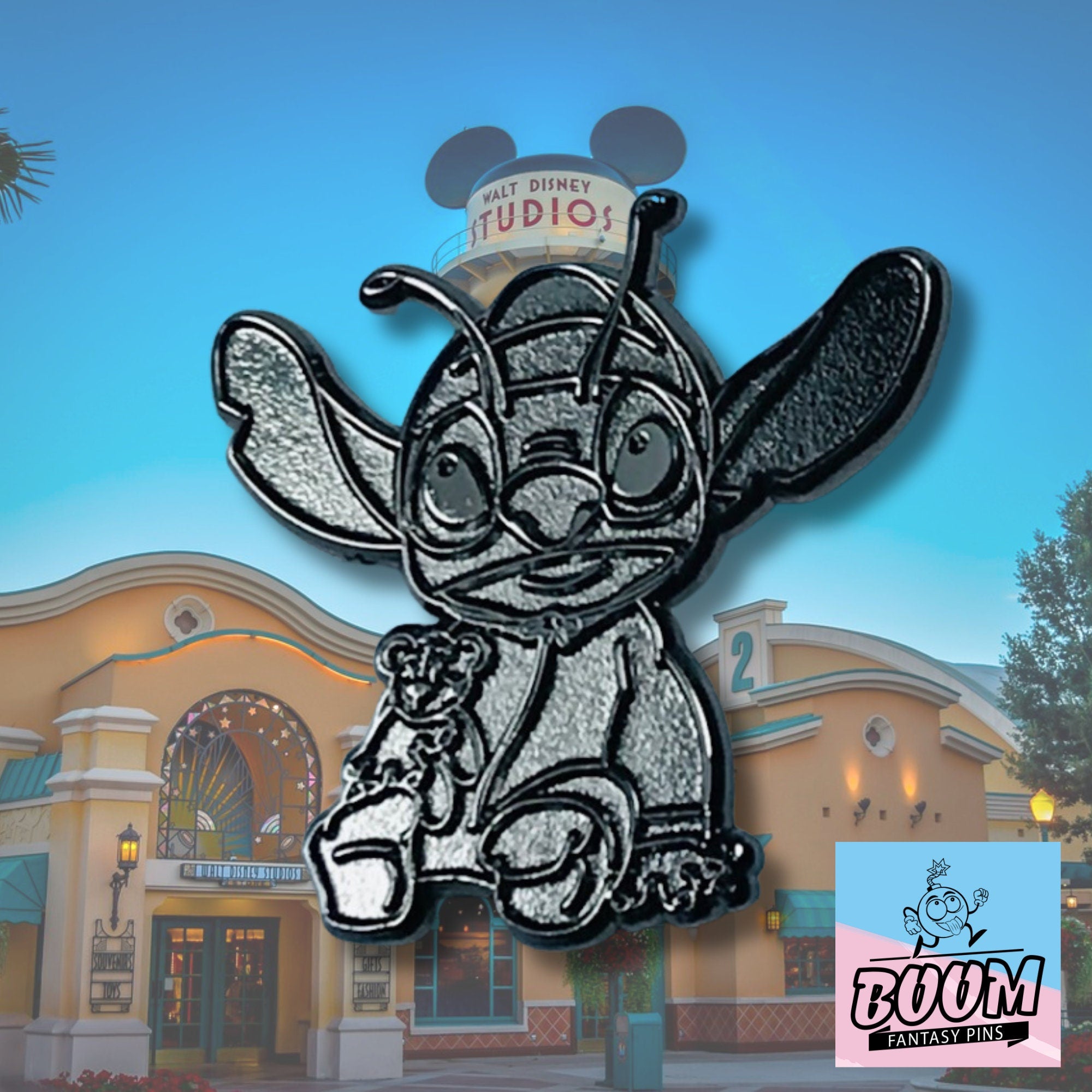 Pin – Stitch con oso de Lilo &amp; Stitch – Disney Fantasy
