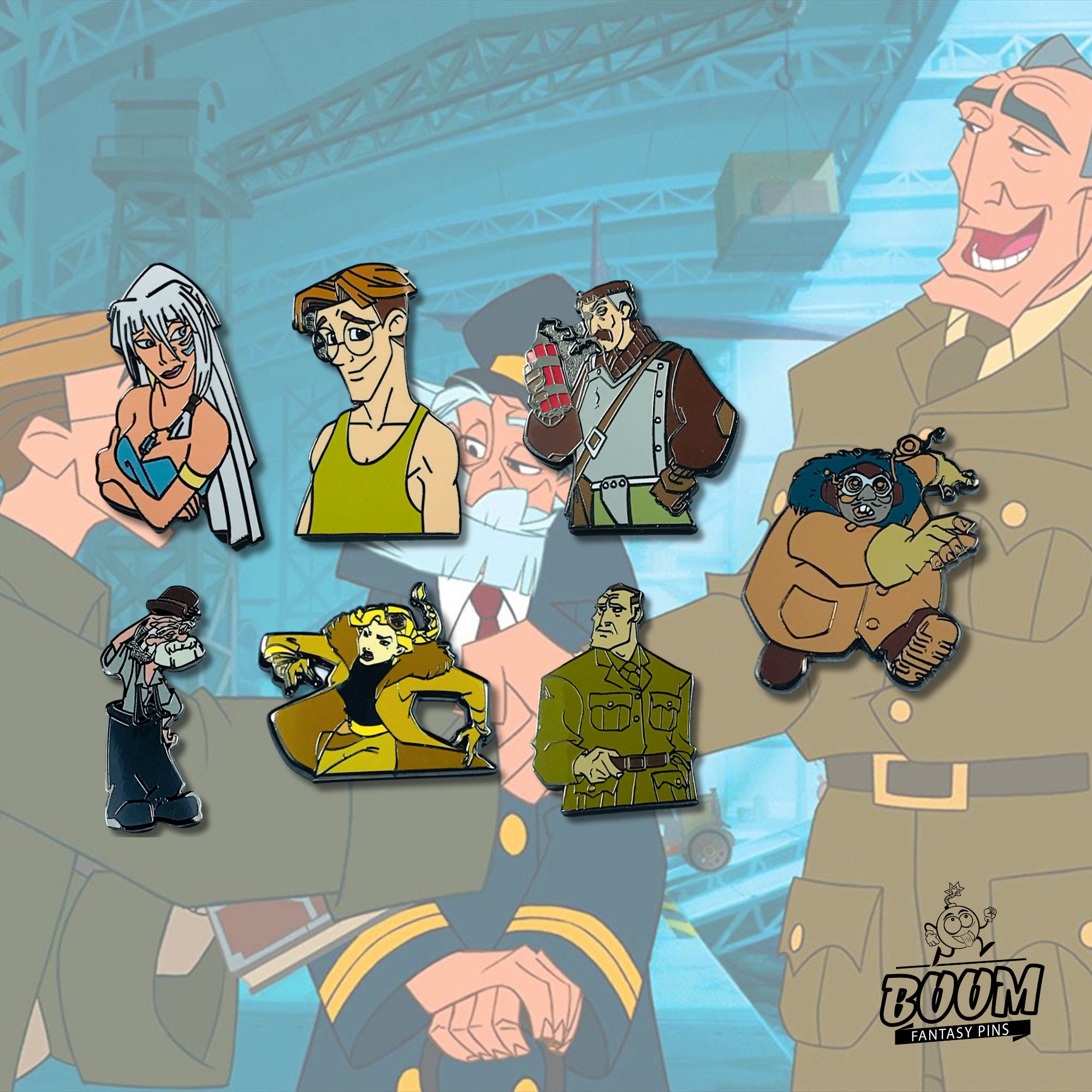 Pin's – Kida d'Atlantide, l'empire perdu – Disney Fantasy