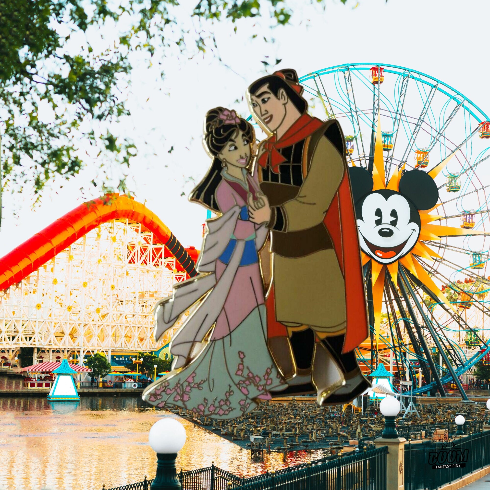 Pin's – Mulan et Li Shang de Mulan – Disney Fantasy
