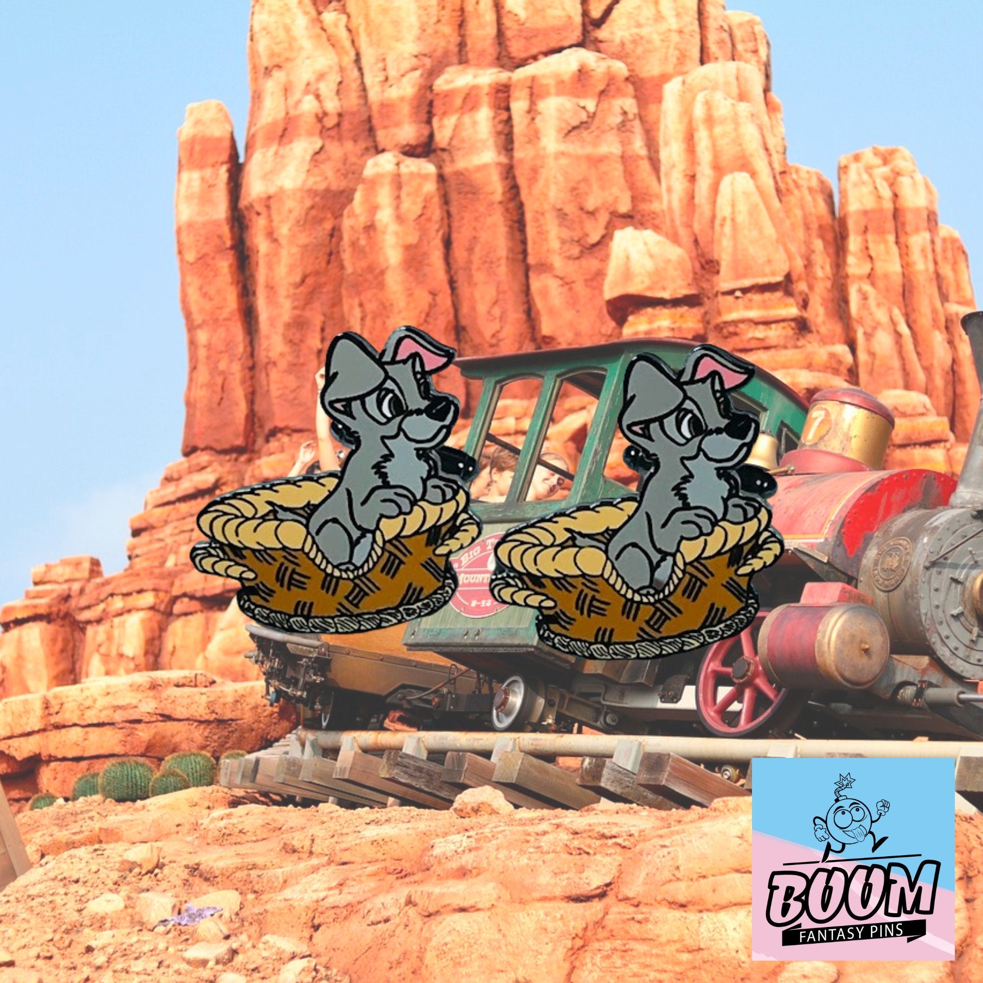 Boutons de manchette – Clochard de La Belle et le Clochard – Disney Fantasy