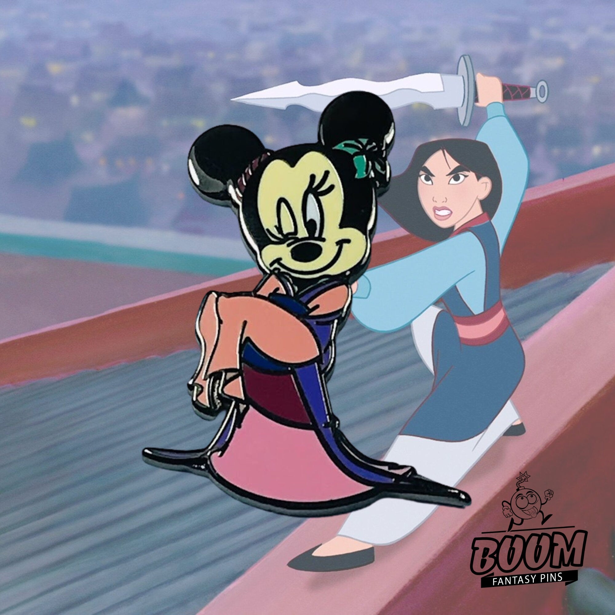 Pin – Minnie Mouse como Mulan de Mulan – Disney Fantasy