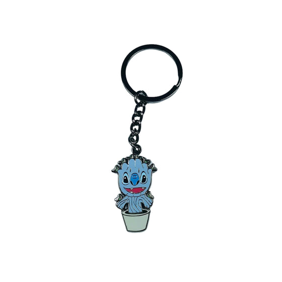 Keychain – Stitch as I Am Groot from Lilo & Stitch – Disney Fantasy