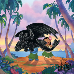 Épingle – Expérience 626 : Stitch de Lilo &amp; Stitch et Krokmou de Dragons – Disney Fantasy