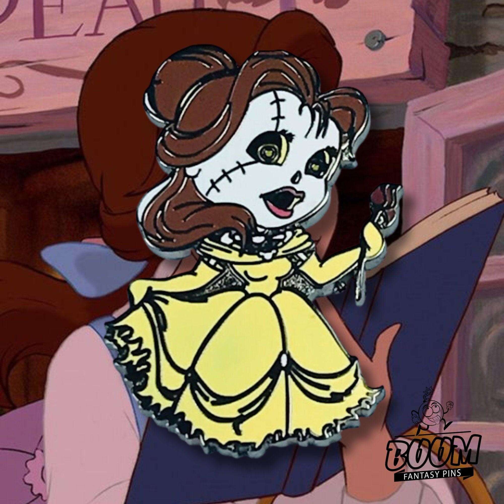 Pin's – Belle en zombie de La Belle et la Bête – Disney Fantasy
