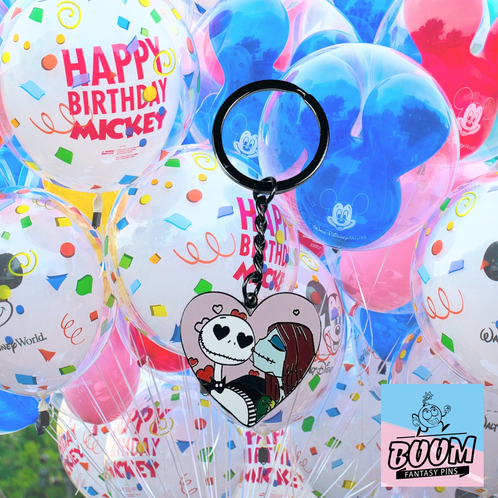 Keychain – Jack Skellington and Sally from The Nightmare Before Christmas – Disney Fantasy