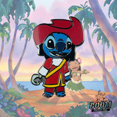 Pin – Stitch como el Capitán Garfio de Lilo y Stitch – Disney Fantasy