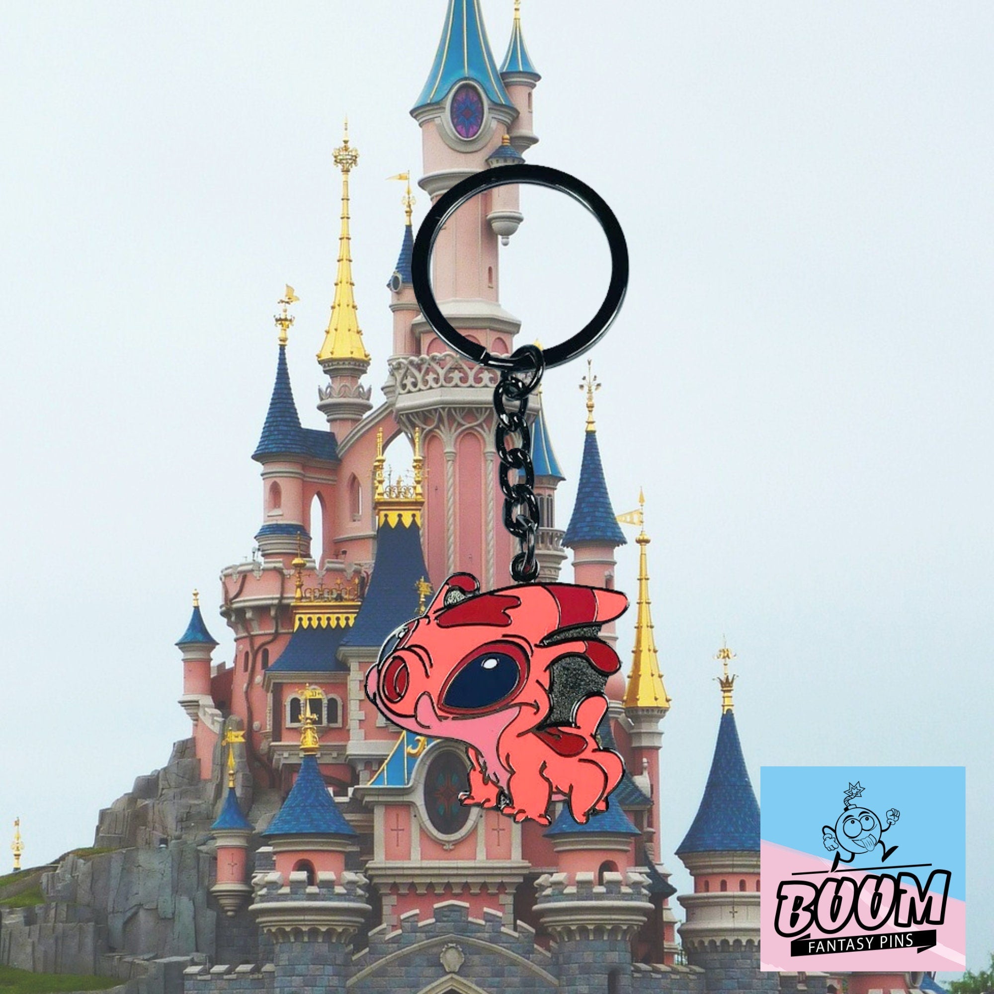 Llavero – Experimento 619 Splodyhead de Lilo y Stitch – Disney Fantasy