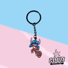 Llavero – Experimento 626 Stitch como Ranger Rojo de Lilo &amp; Stitch – Disney Fantasy