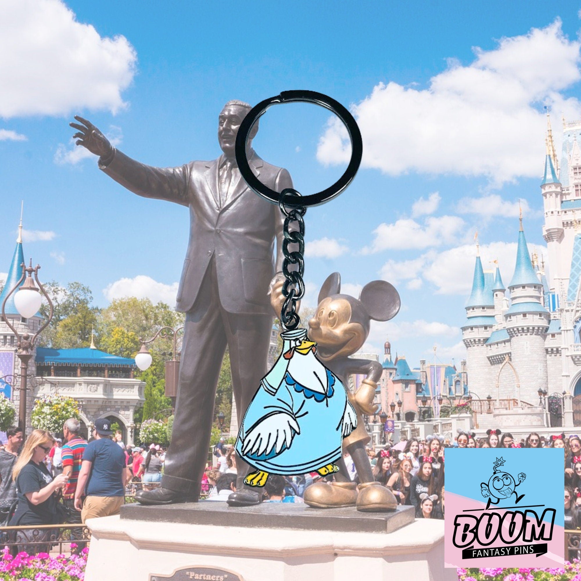 Llavero – Lady Kluck de Robin Hood – Disney Fantasy