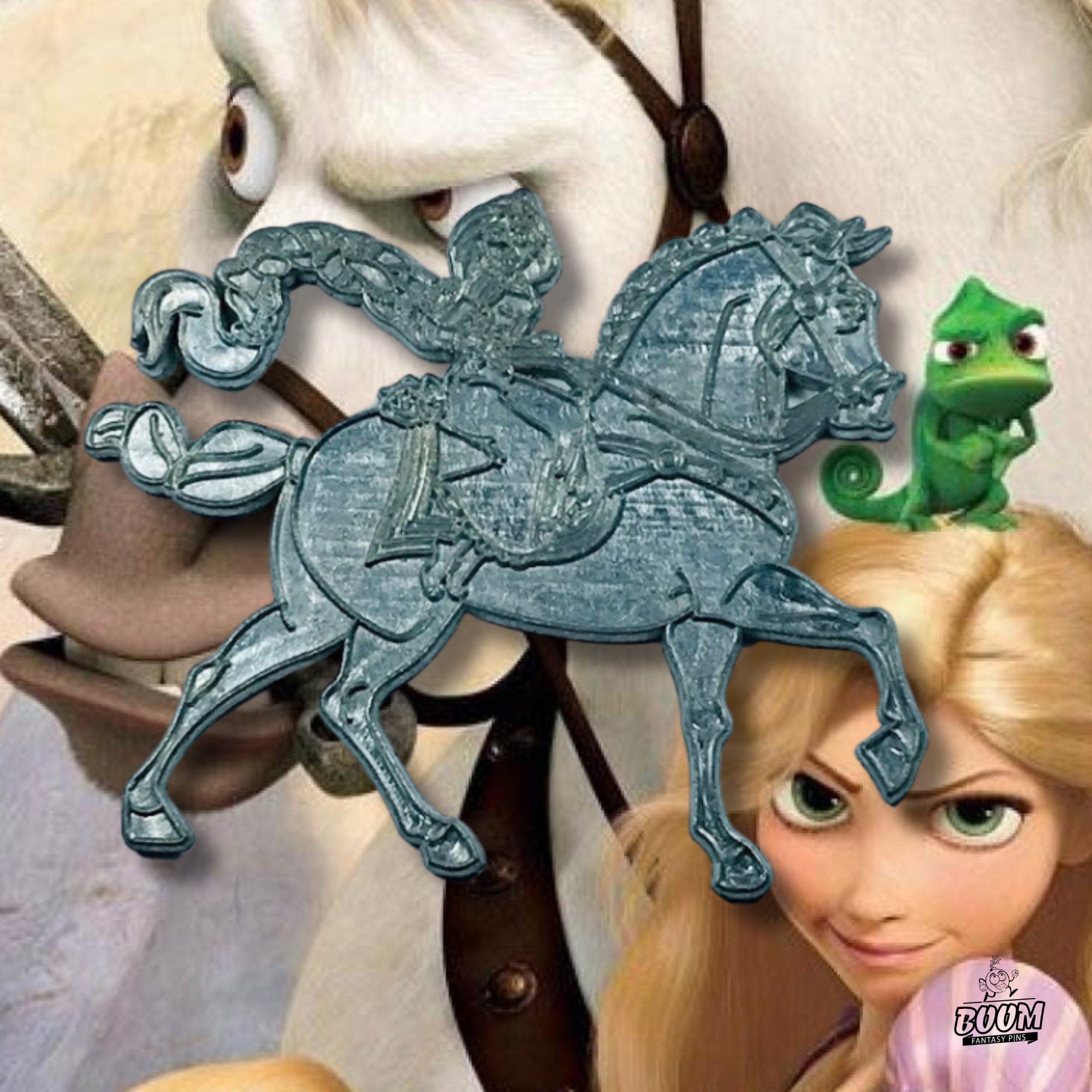 Pin's – Raiponce et Maximus du film Raiponce – Disney Fantasy