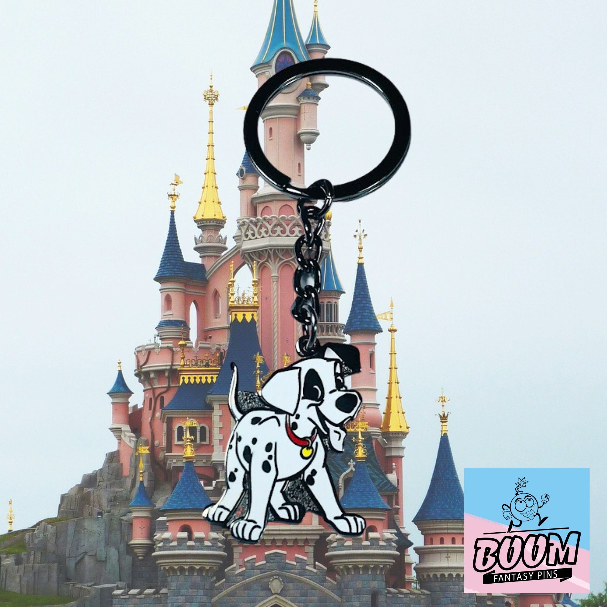 Llavero bicolor de 101 Dálmatas – Disney Fantasy