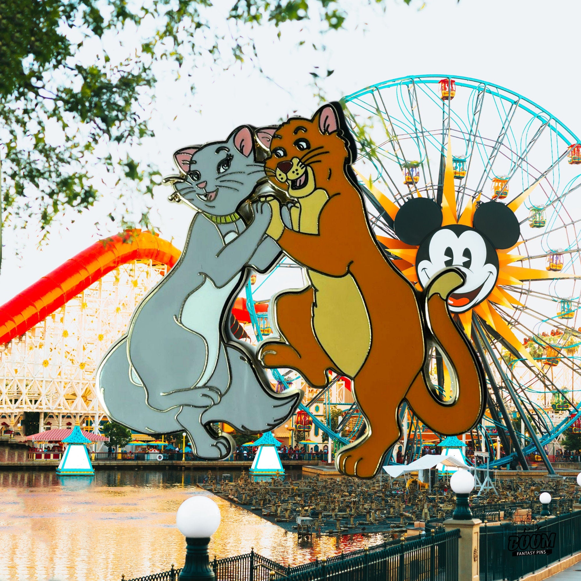 Pin – Duquesa y Thomas O'Malley de Los Aristogatos – Disney Fantasy