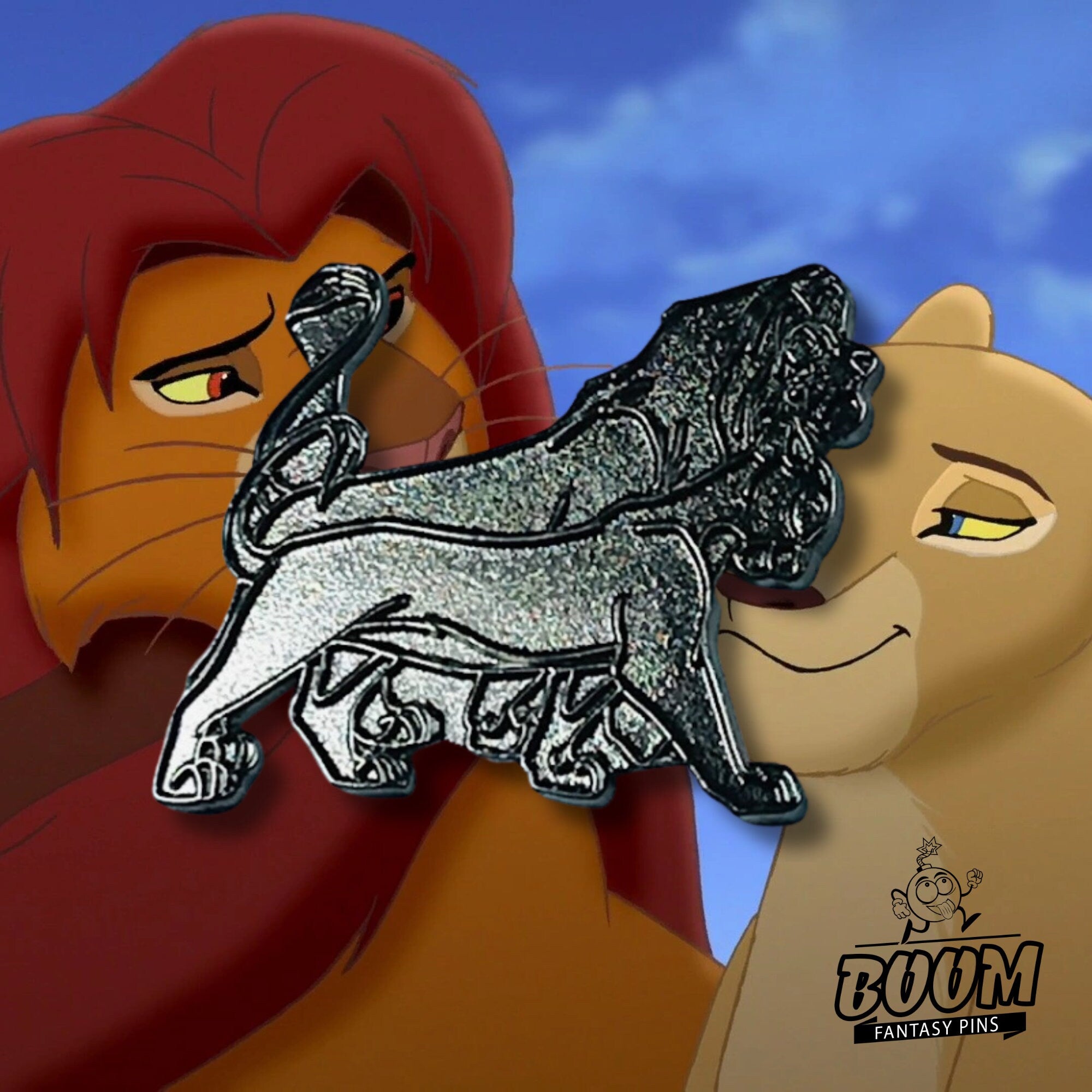Pin's – Simba et Nala du Roi Lion – Disney Fantasy