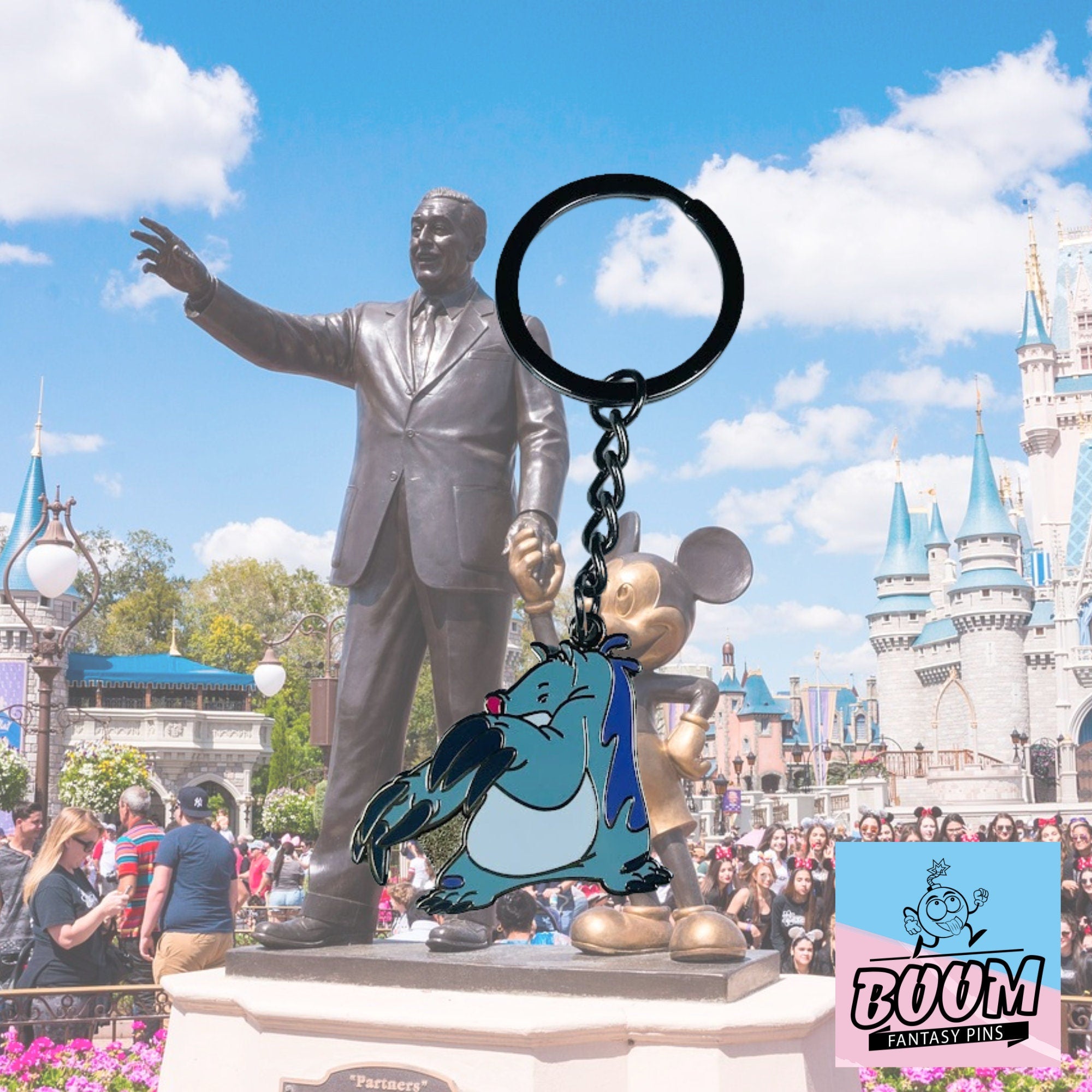 Llavero – Experimento Retroexcavadora 040 de Lilo y Stitch – Disney Fantasy