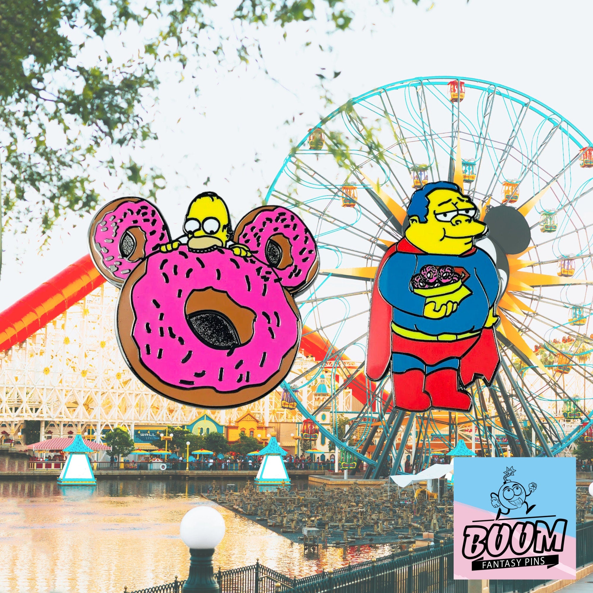 Pin's – Homer Simpson des Simpson – Disney Fantasy