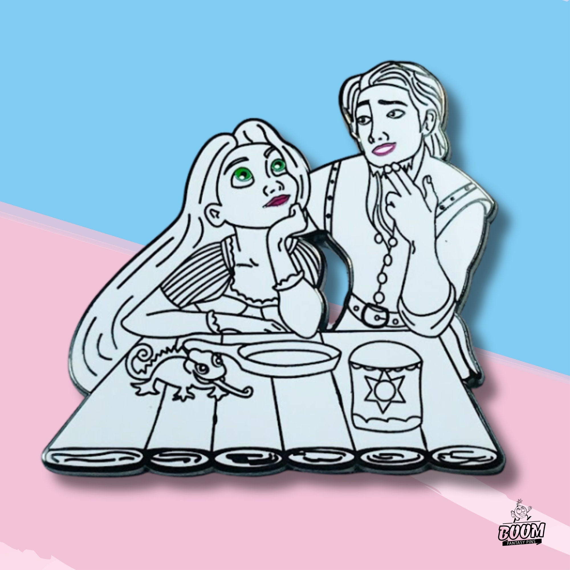Pin's – Raiponce et Flynn Rider du film Raiponce – Disney Fantasy