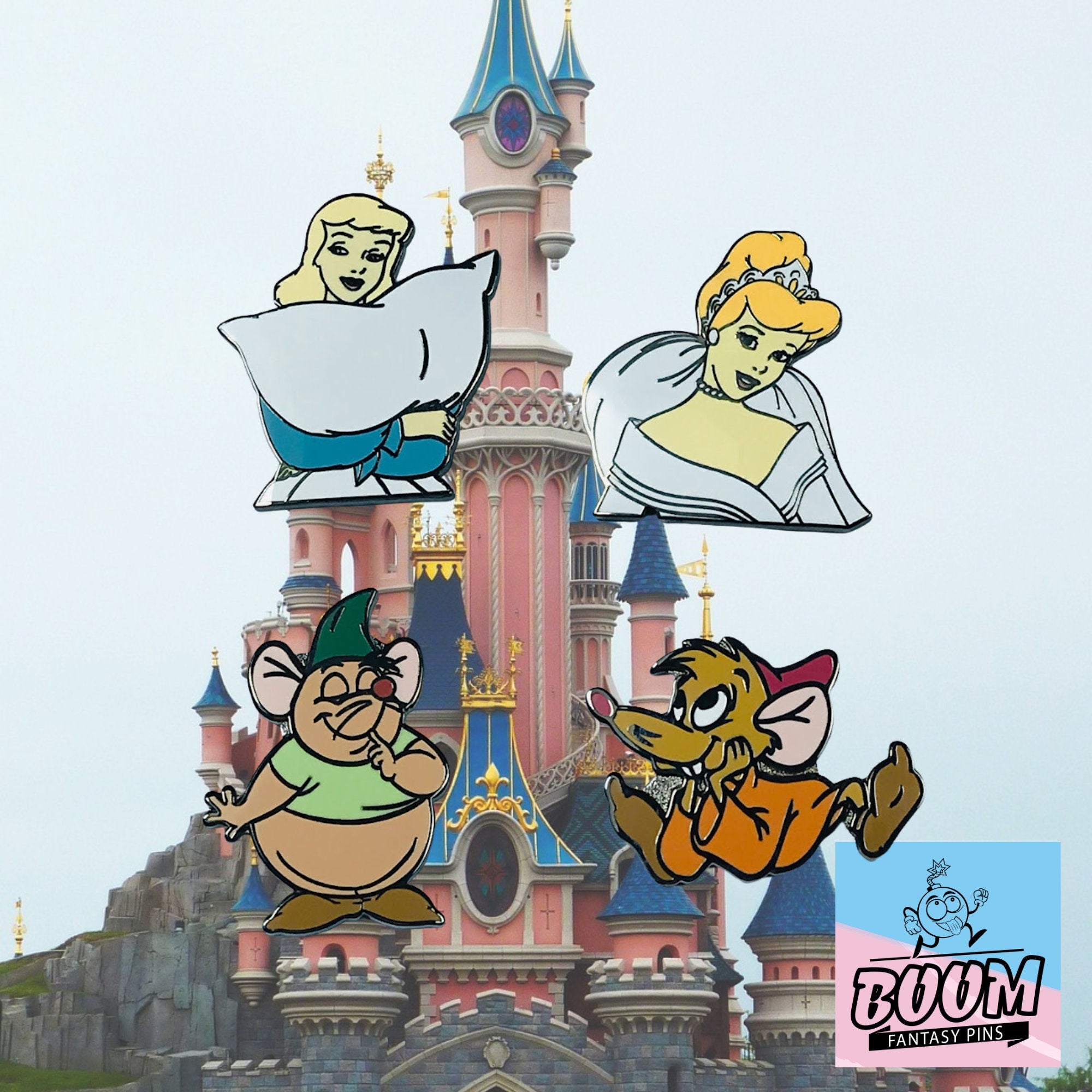 Pin – Jaq y Gus de Cenicienta – Disney Fantasy