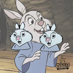 Cufflinks – Skippy Without a Hat from Robin Hood – Disney Fantasy