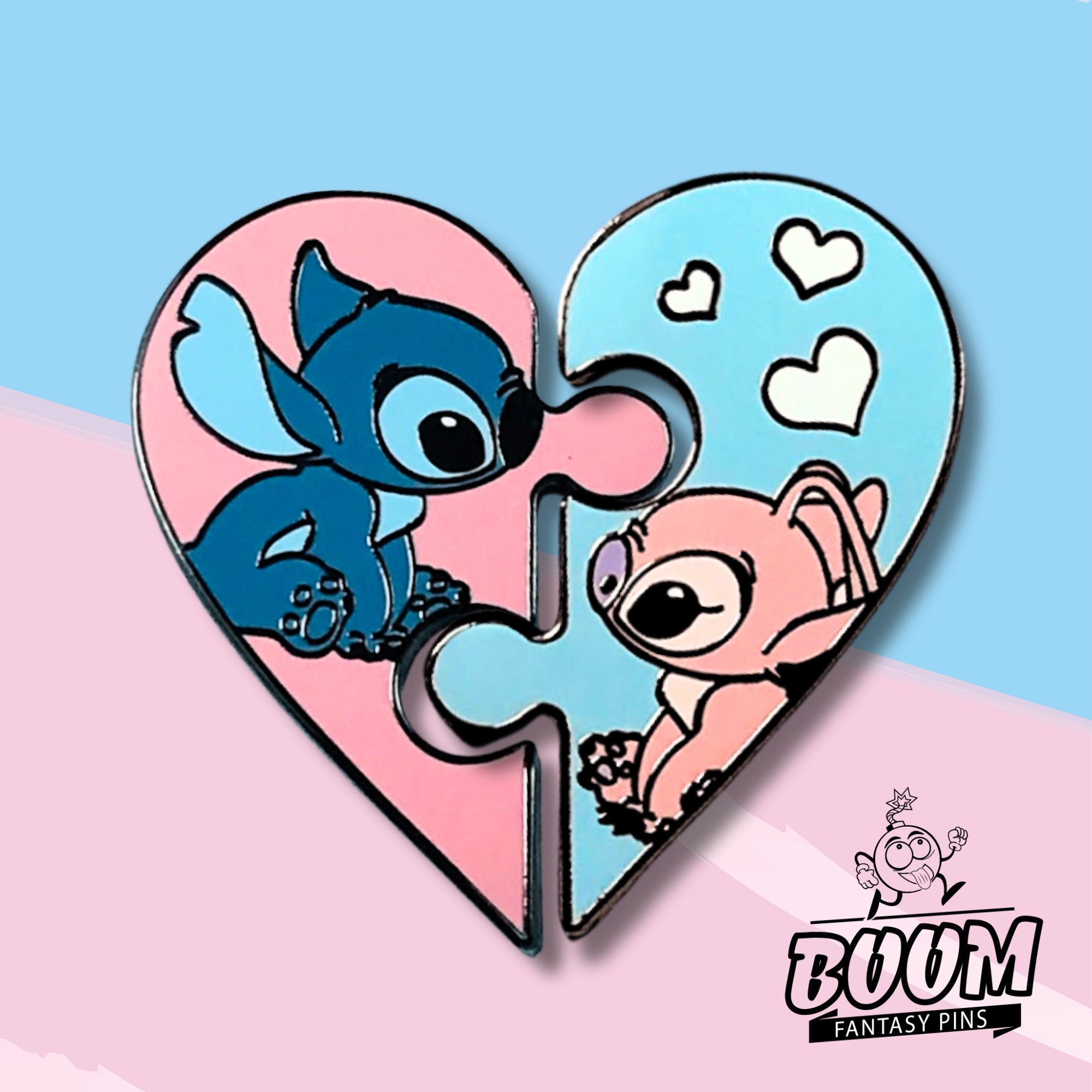 Pin – Stitch y Ángel de Lilo y Stitch – Disney Fantasy