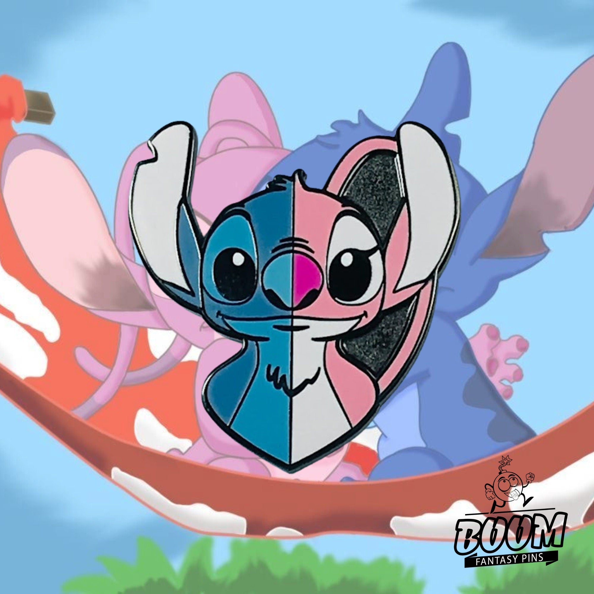 Pin – Stitch y Ángel de Lilo y Stitch – Disney Fantasy