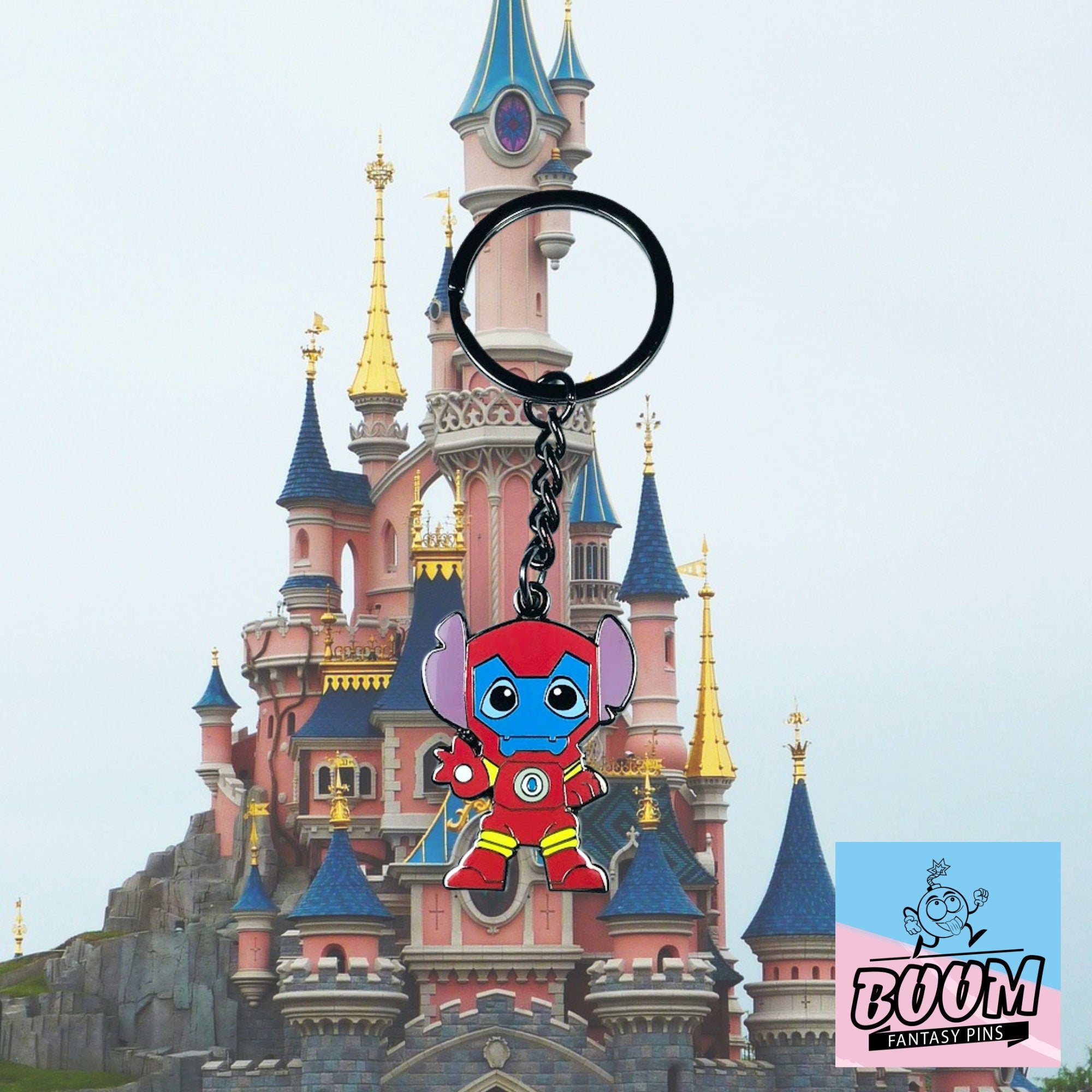 Llavero – Experimento 626 Stitch como Iron Man de Lilo &amp; Stitch – Disney Fantasy