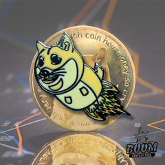 Pin's – Shiba Inu de Dogecoin – Objet de collection en cryptomonnaie