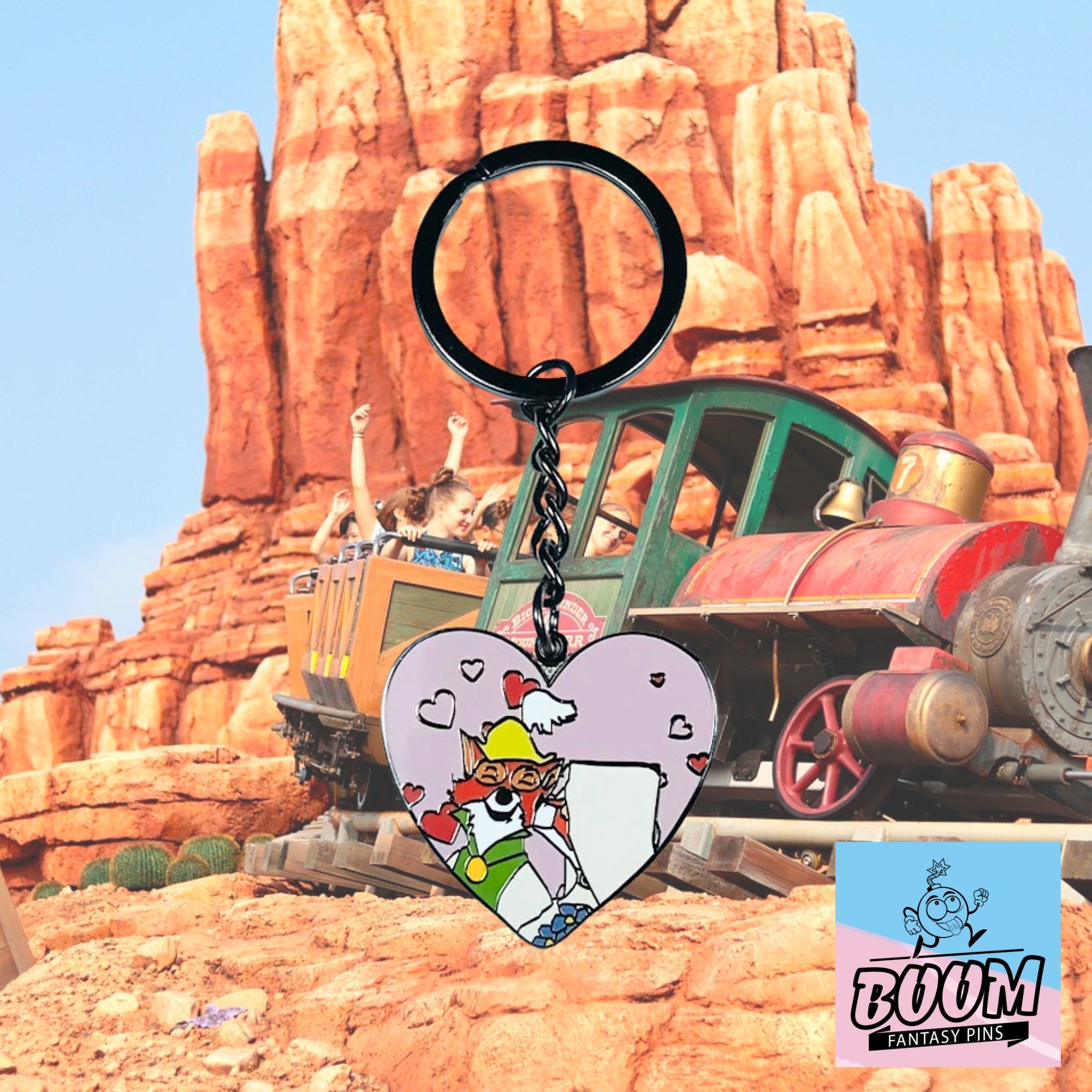 Llavero – Lady Marian y Robin Hood de Robin Hood – Disney Fantasy