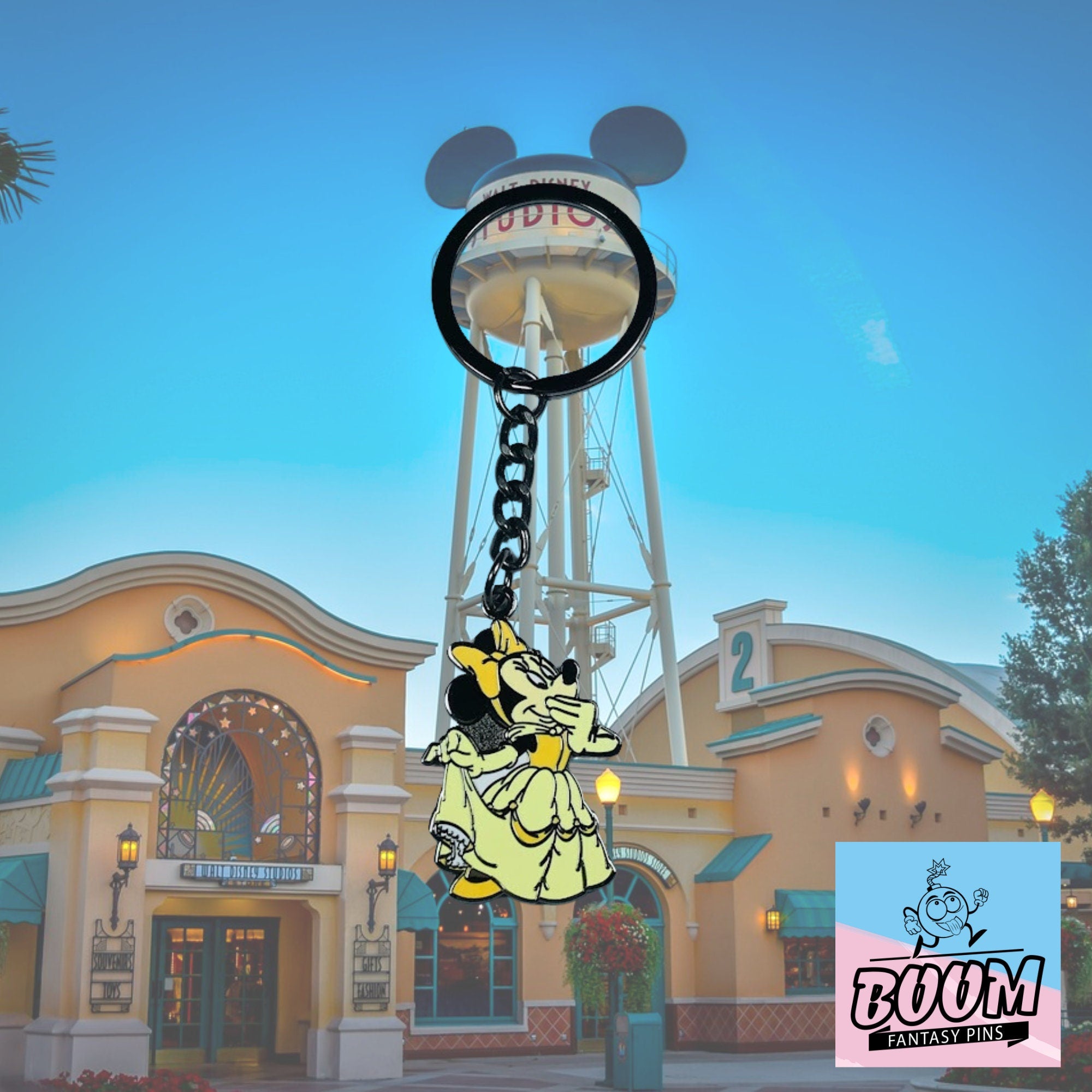 Porte-clés – Minnie Mouse en Belle de La Belle et la Bête – Disney Fantasy