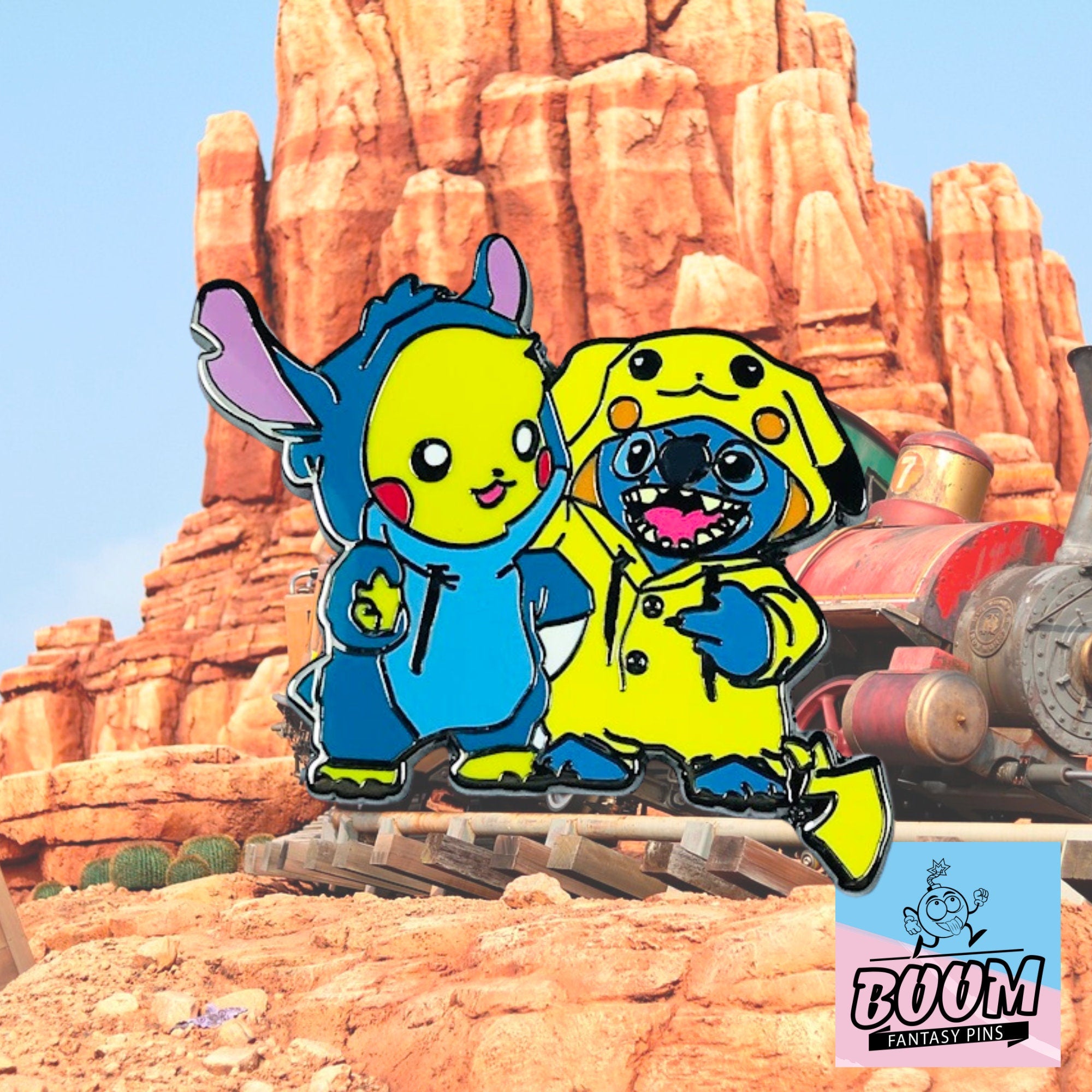 Pin – Stitch y Winnie the Pooh de Lilo y Stitch – Disney Fantasy