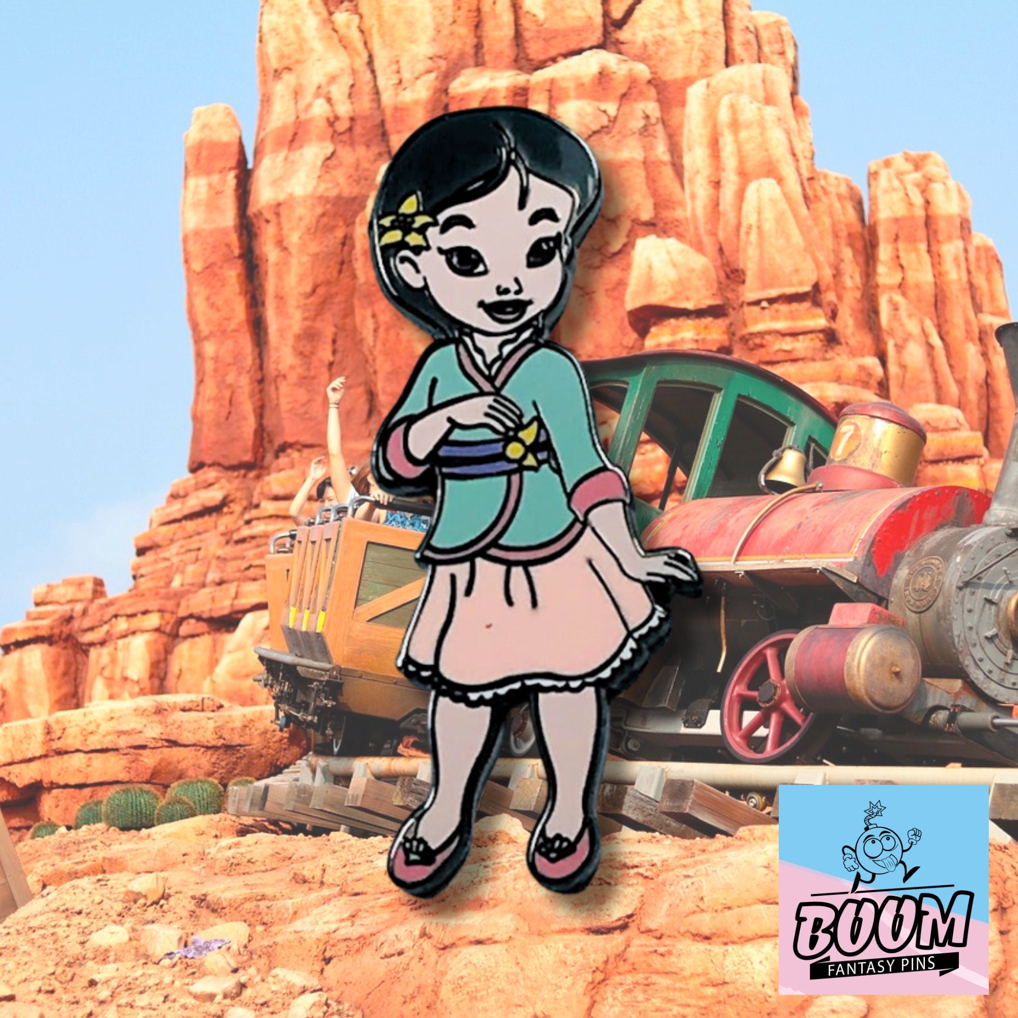 Pin – Mulan como niña de Mulan – Disney Fantasy