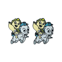 Boutons de manchette – Zeus chevauchant Pégase d'Hercule – Disney Fantasy