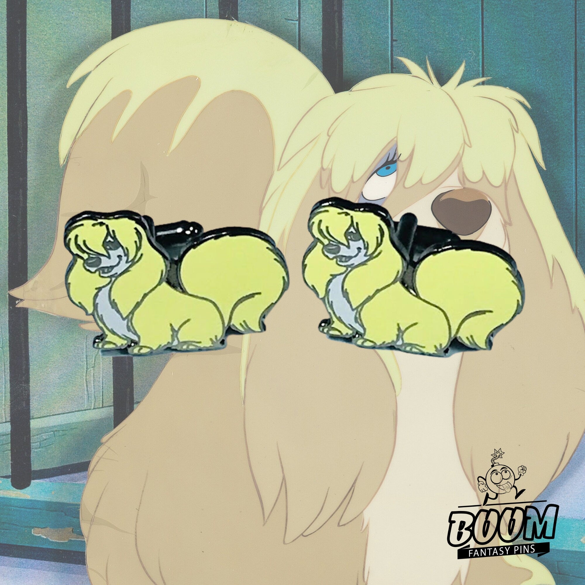 Boutons de manchette – Peg de La Belle et le Clochard – Disney Fantasy