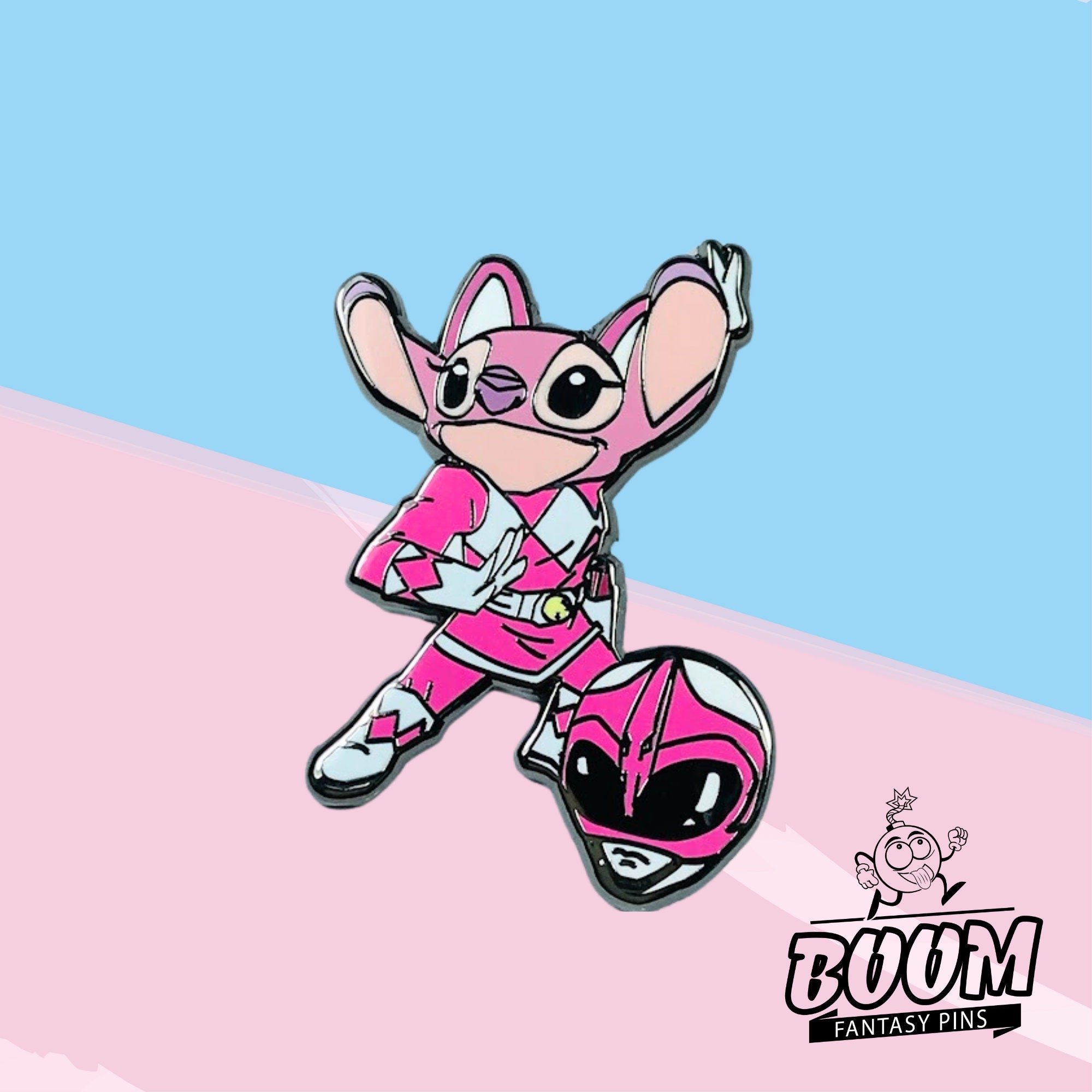Pin – Angel as Pink Ranger from Lilo and Stitch – Disney Fantasy