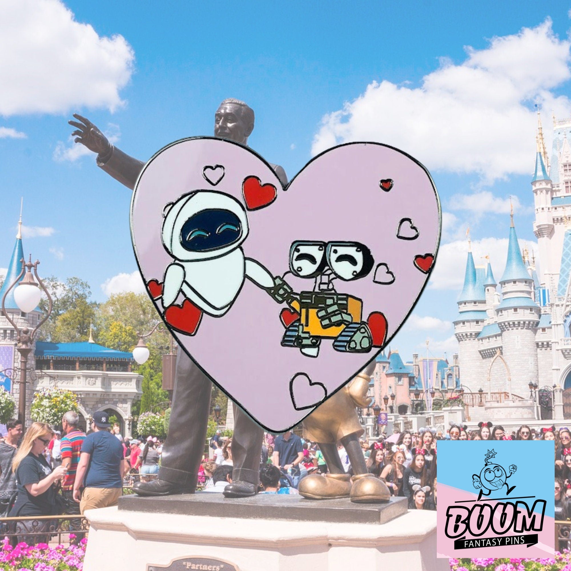 Pin – WALL-E y EVA de WALL-E – Disney Fantasy