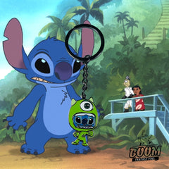 Llavero – Experimento 626 Stitch como Mike Wazowski de Lilo y Stitch Disney Fantasy