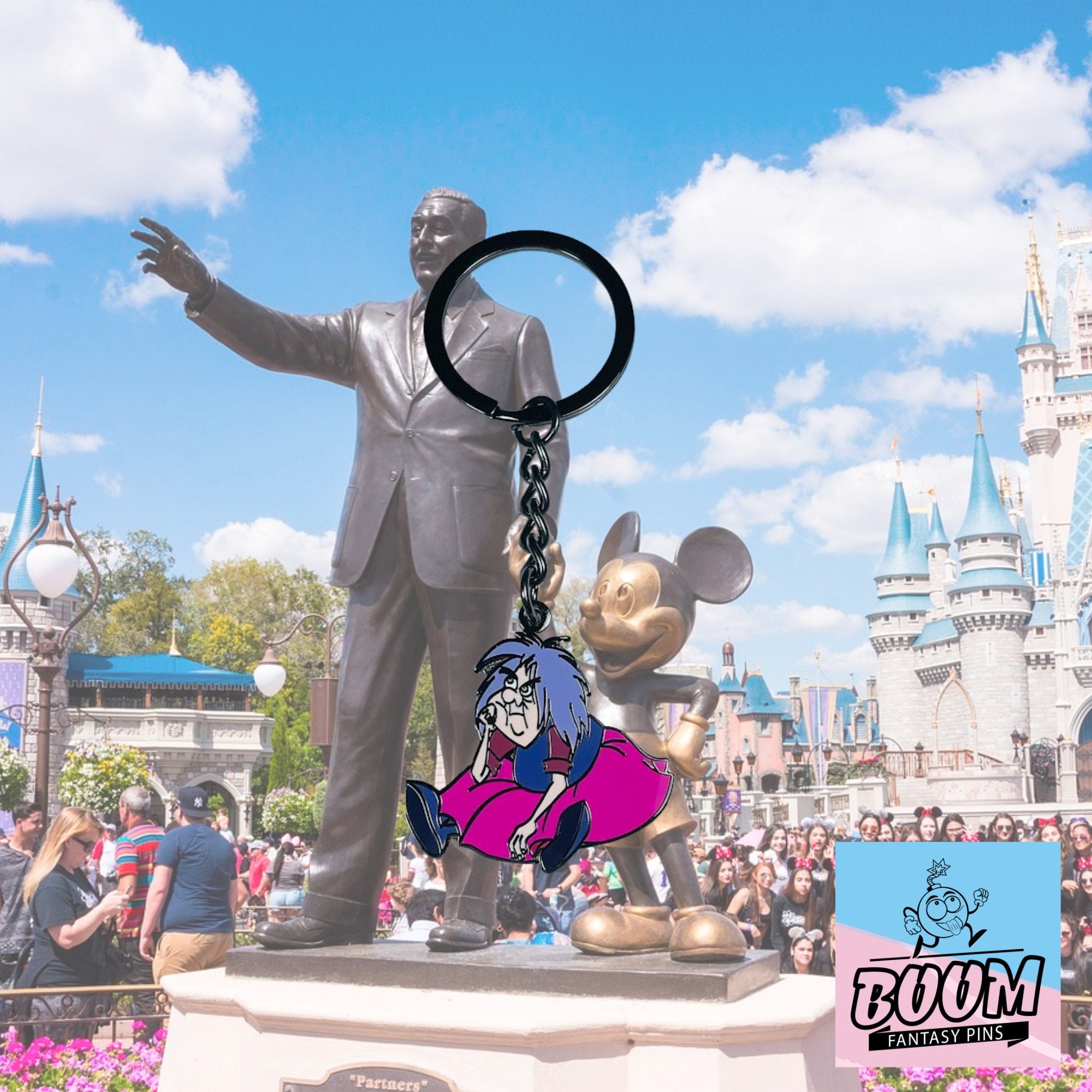 Porte-clés – Madame Mim du film Merlin l'Enchanteur – Disney Fantasy