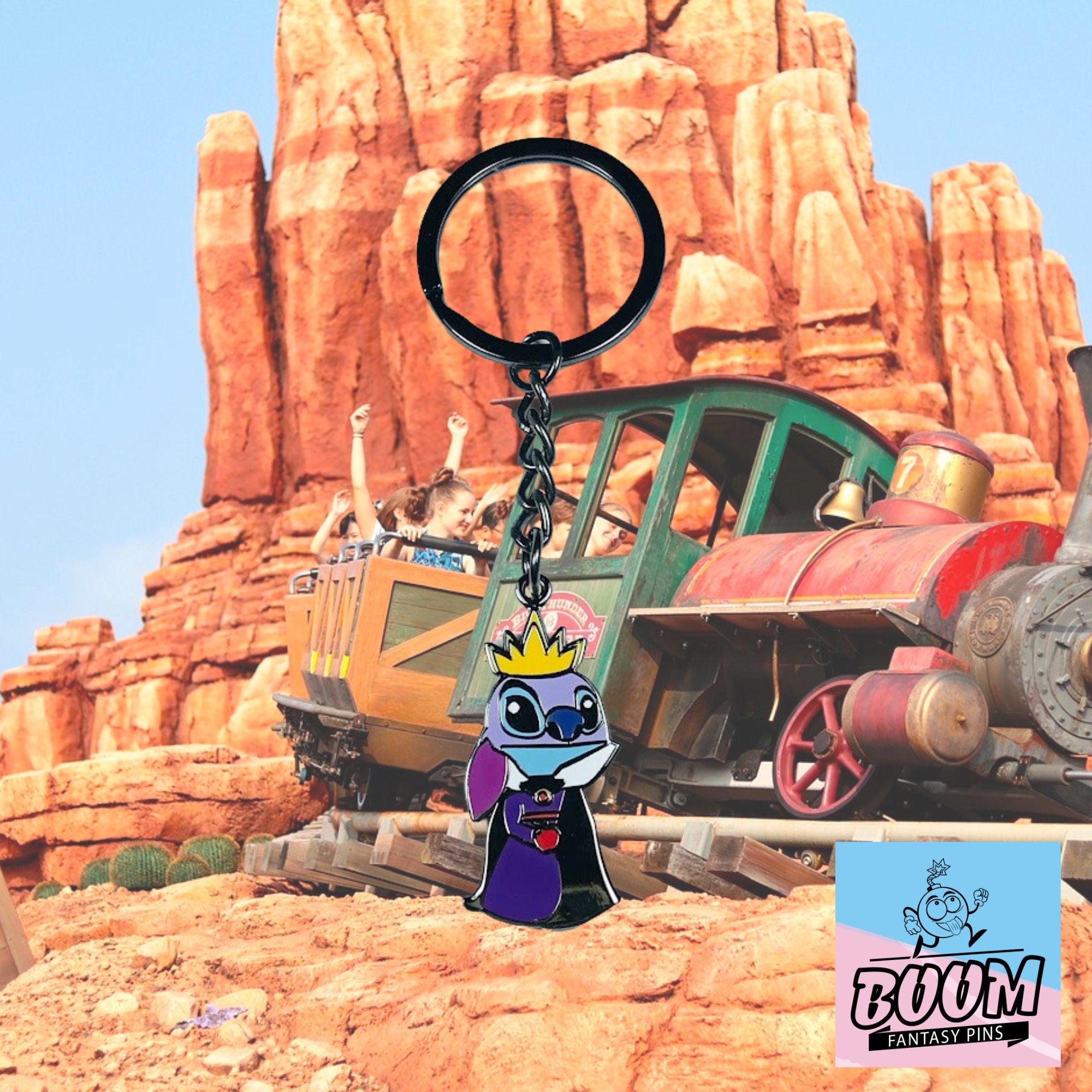 Llavero – Experimento 626 Stitch como la Reina Malvada de Lilo &amp; Stitch – Disney Fantasy