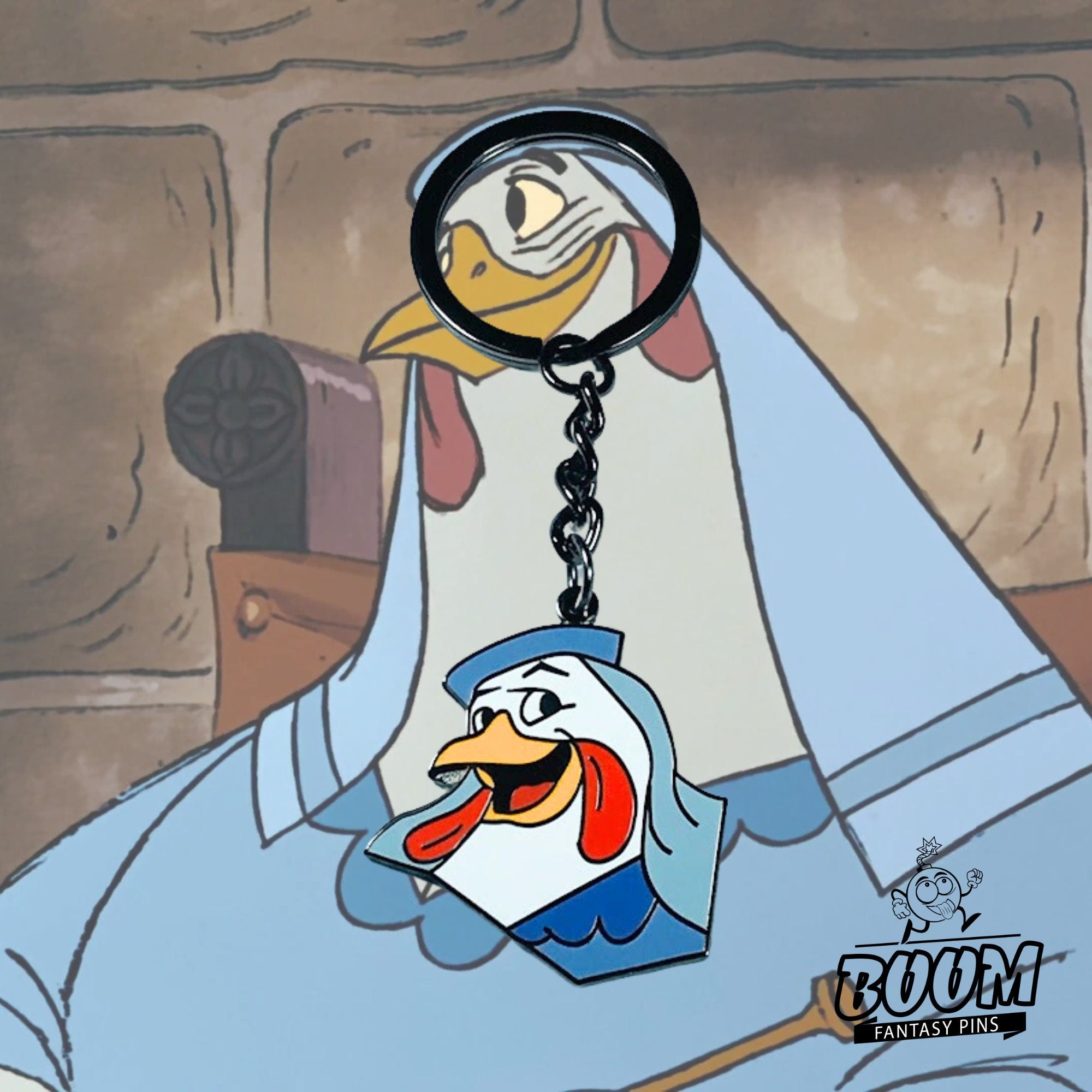 Llavero – Lady Kluck de Robin Hood – Disney Fantasy