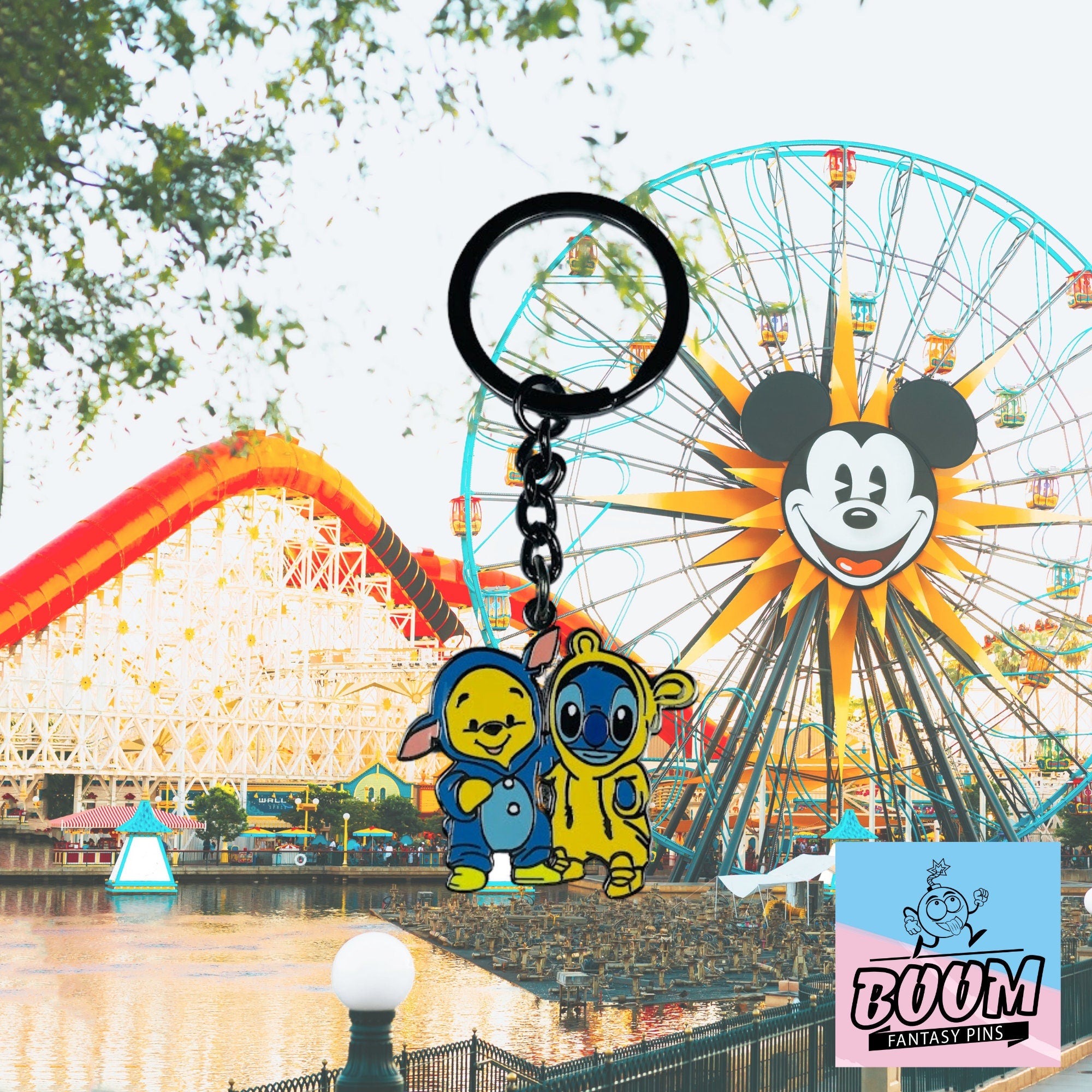 Llavero – Experimento Stitch 626 y Winnie the Pooh de Lilo &amp; Stitch y Winnie the Pooh – Disney Fantasy