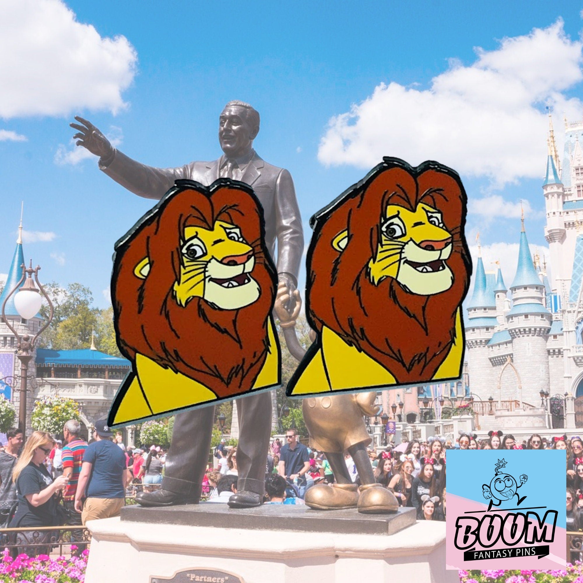 Boutons de manchette – Mufasa du Roi Lion – Disney Fantasy