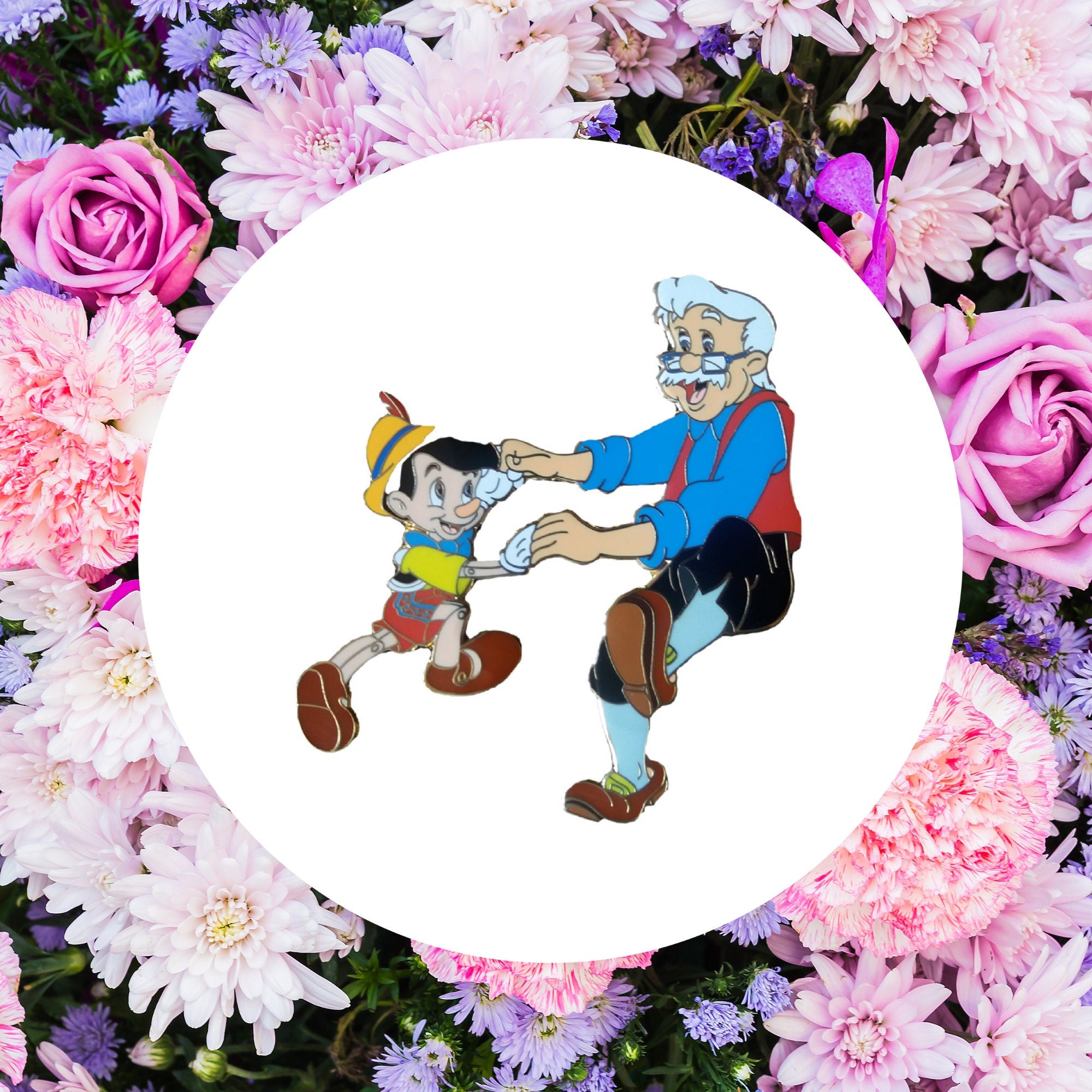 Pin's – Pinocchio et Geppetto de Pinocchio – Disney Fantasy