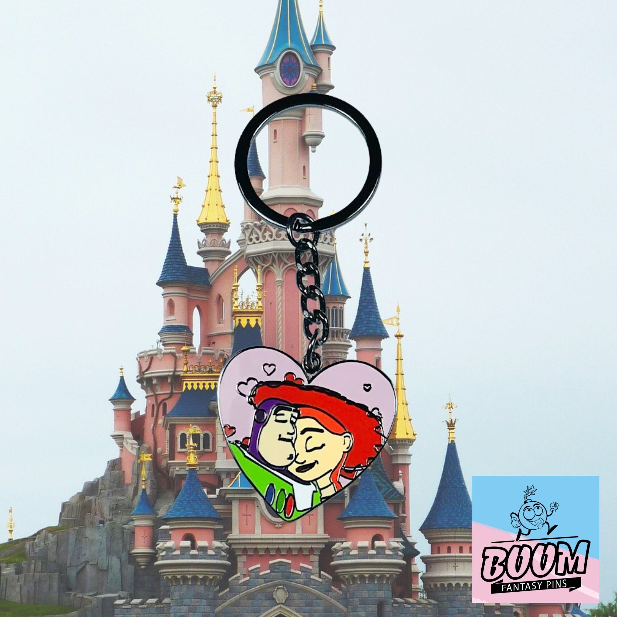 Porte-clés – Buzz l'Éclair et Jessie de Toy Story – Disney Fantasy