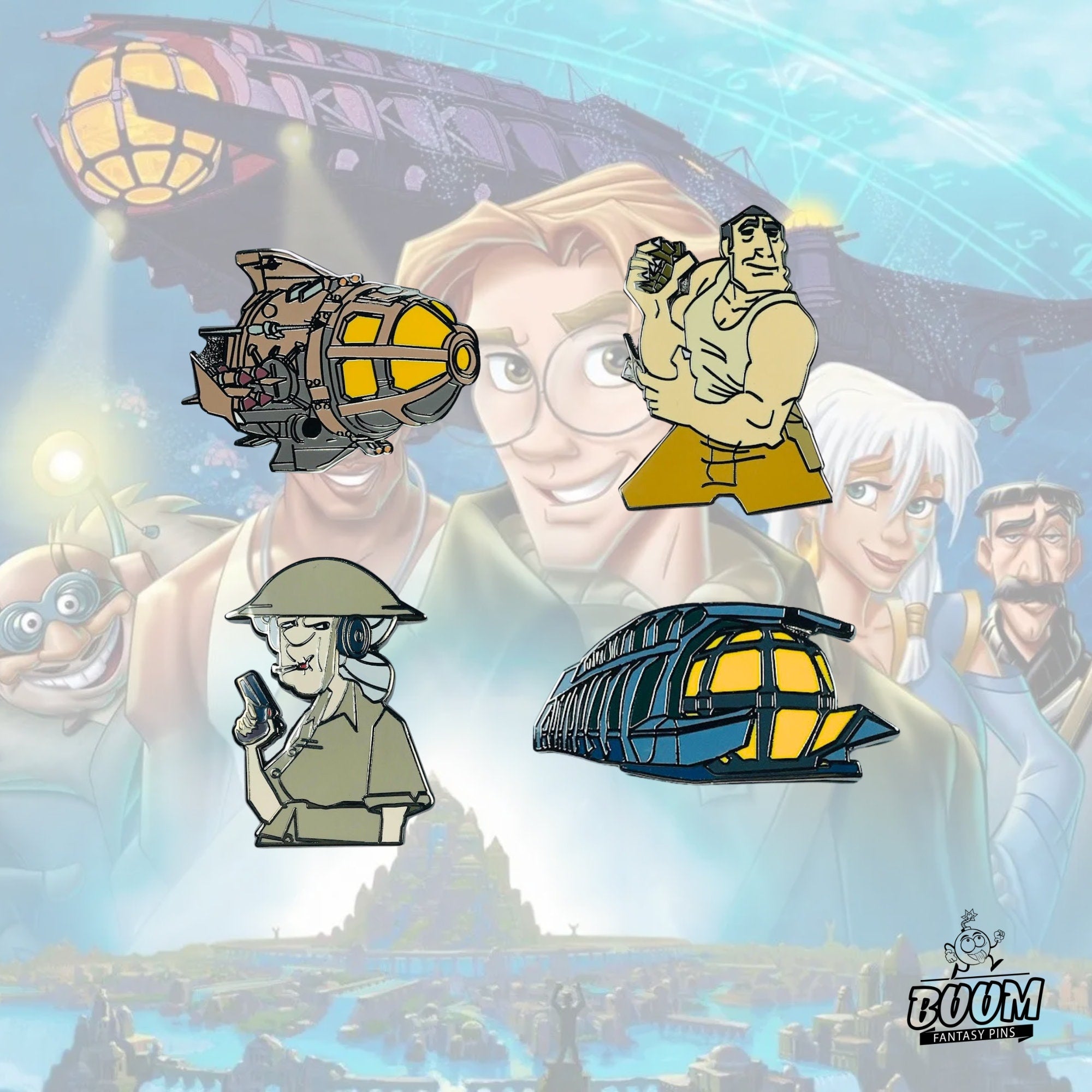 Pin – Wilhelmina from Atlantis The Lost Empire – Disney Fantasy