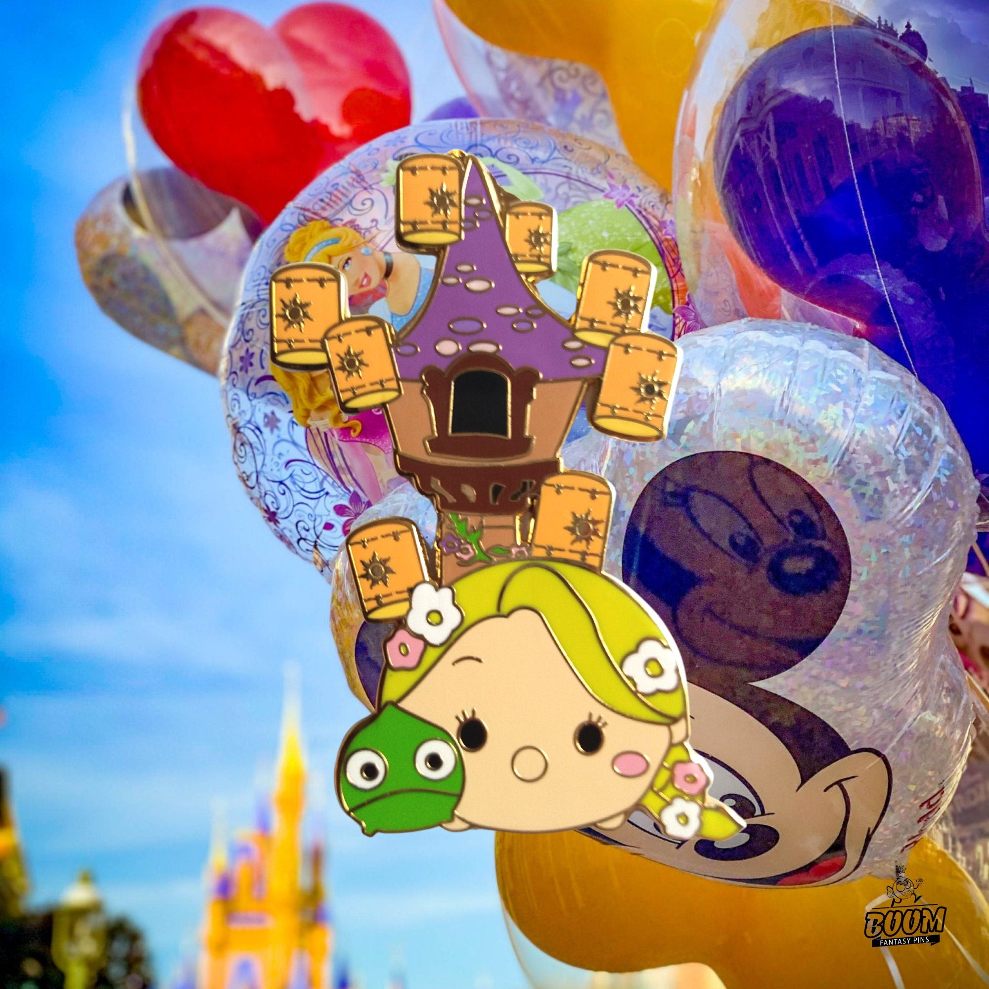 Pin's – Raiponce et Pascal du film Raiponce – Disney Fantasy