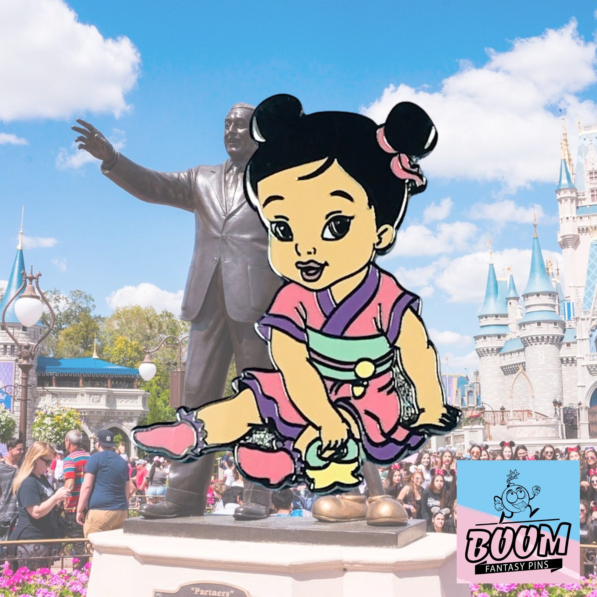 Pin's – Mulan enfant du film Mulan – Disney Fantasy