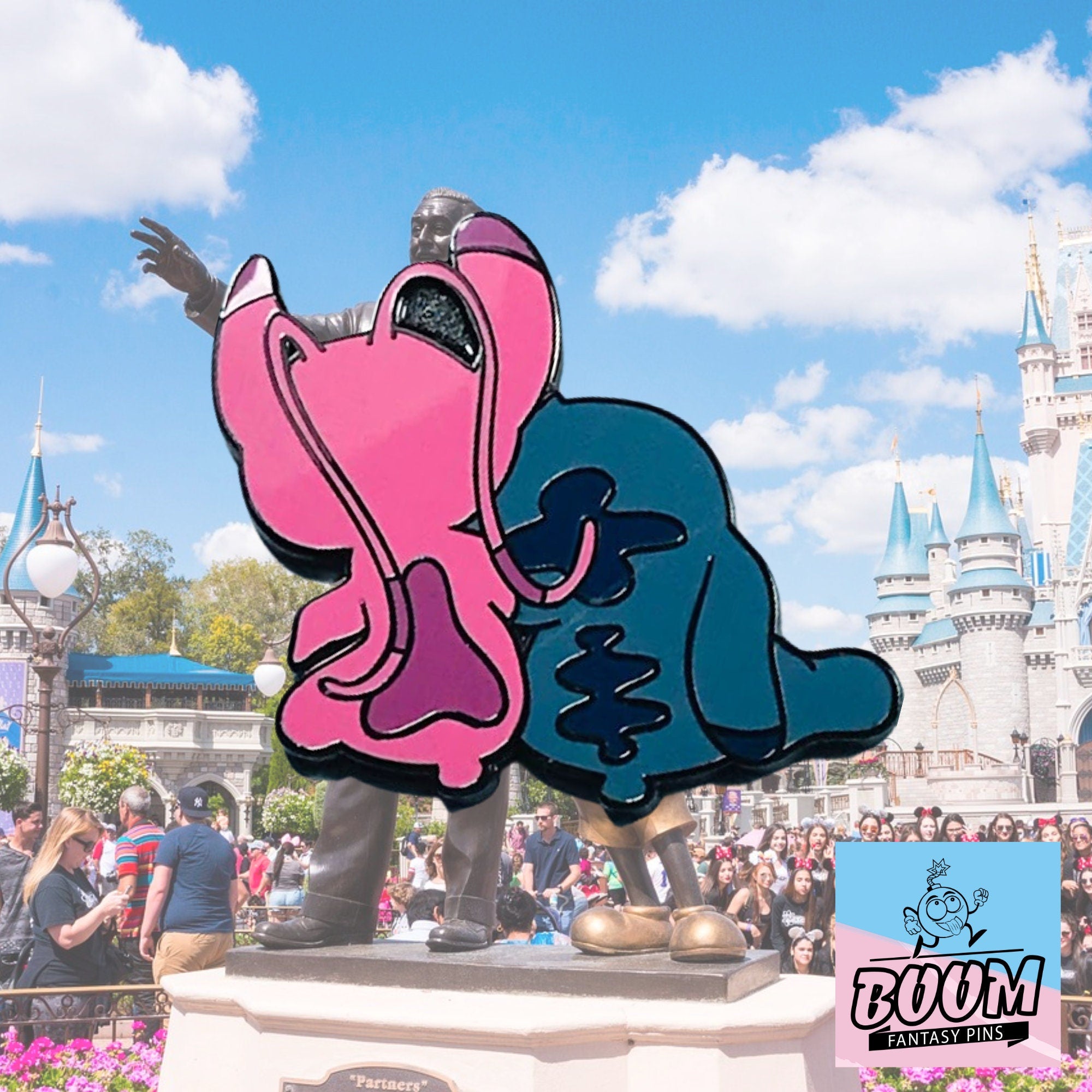 Pin – Stitch y Ángel de Lilo y Stitch – Disney Fantasy