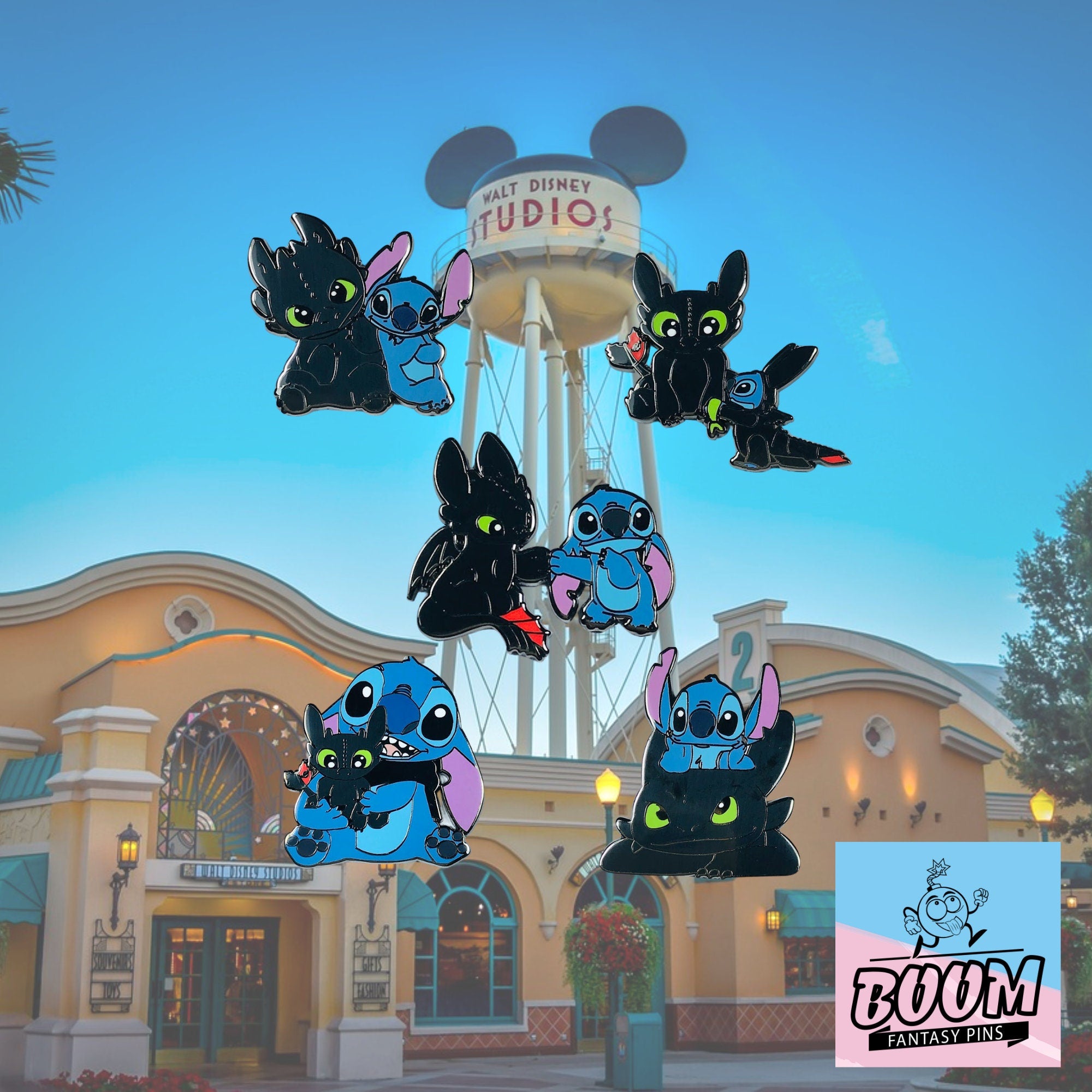 Pin – Stitch y Desdentao de Lilo y Stitch – Disney Fantasy